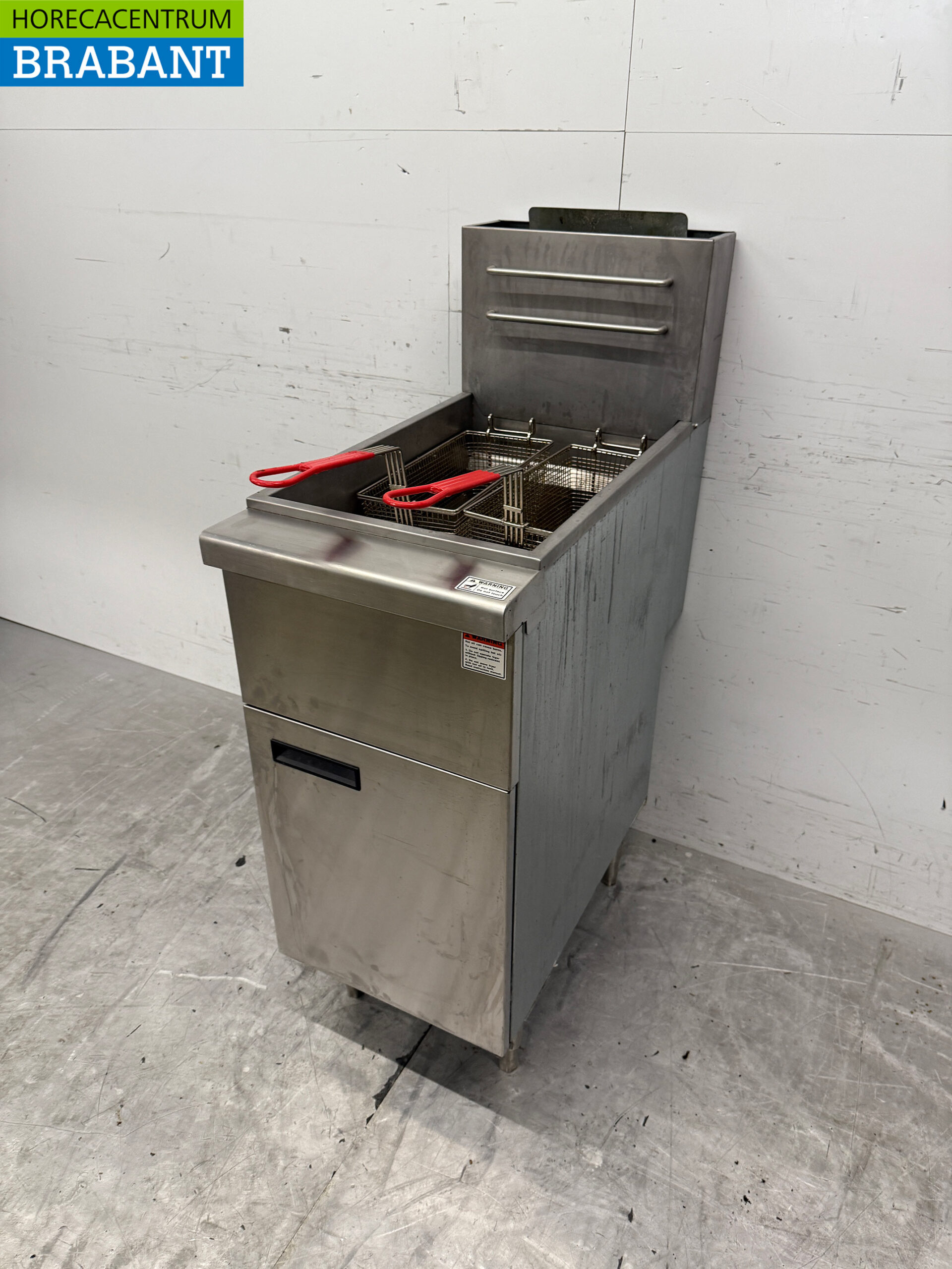 Edelstahl Gastronomiebedarf FGF300 Friteuse 20 Liter GAS Catering – Bild 2