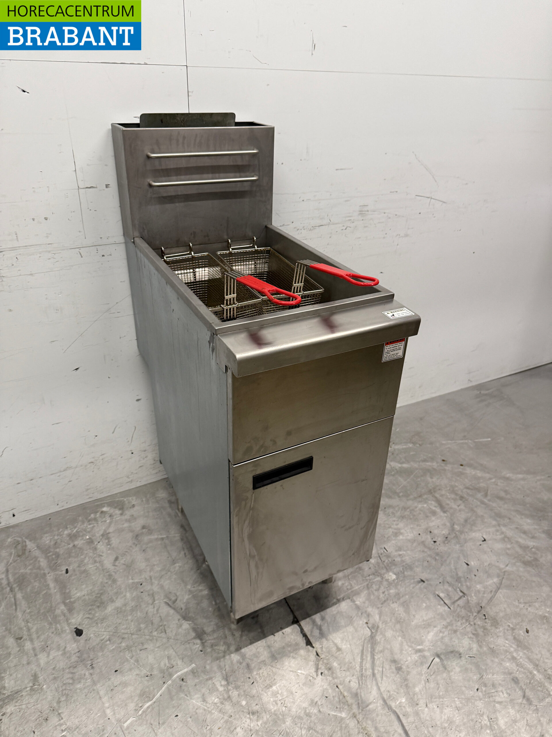 Edelstahl Gastronomiebedarf FGF300 Friteuse 20 Liter GAS Catering – Bild 3