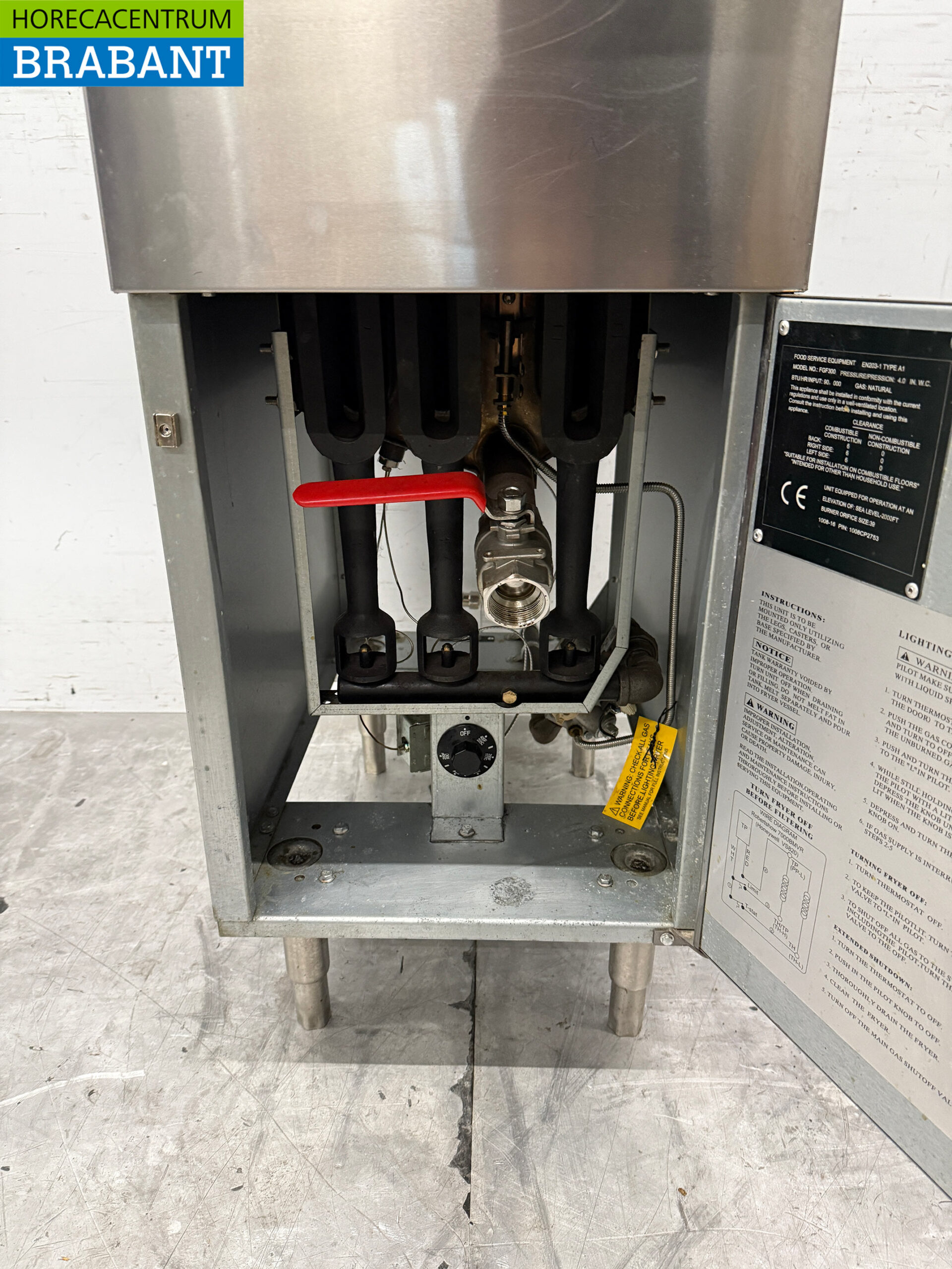 Edelstahl Gastronomiebedarf FGF300 Friteuse 20 Liter GAS Catering – Bild 5