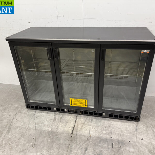 Gamko Bar Cooler 3 Glas-Scharniertüren 135 cm 230V Horeca