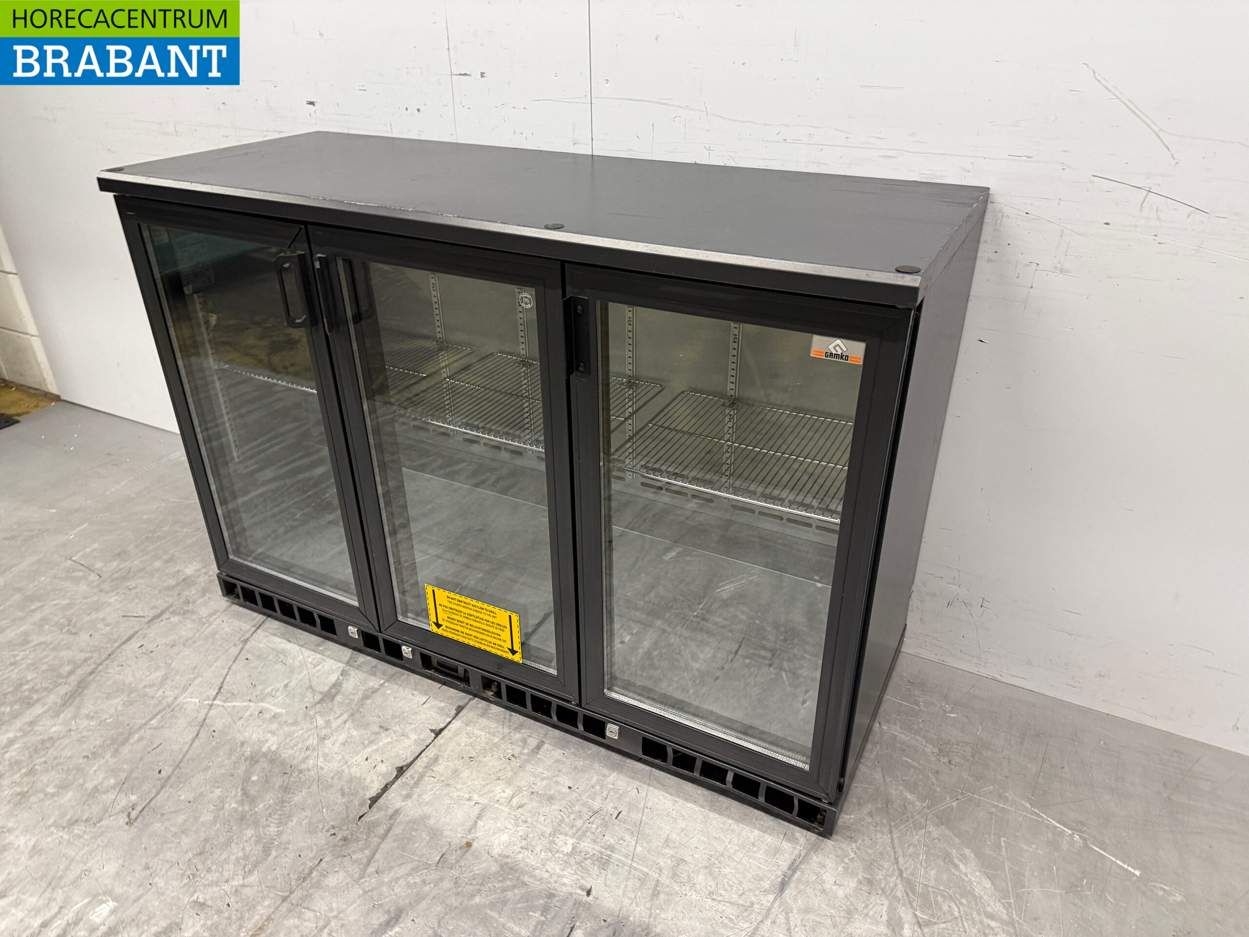 Gamko Bar Cooler 3 Glas-Scharniertüren 135 cm 230V Horeca – Bild 2