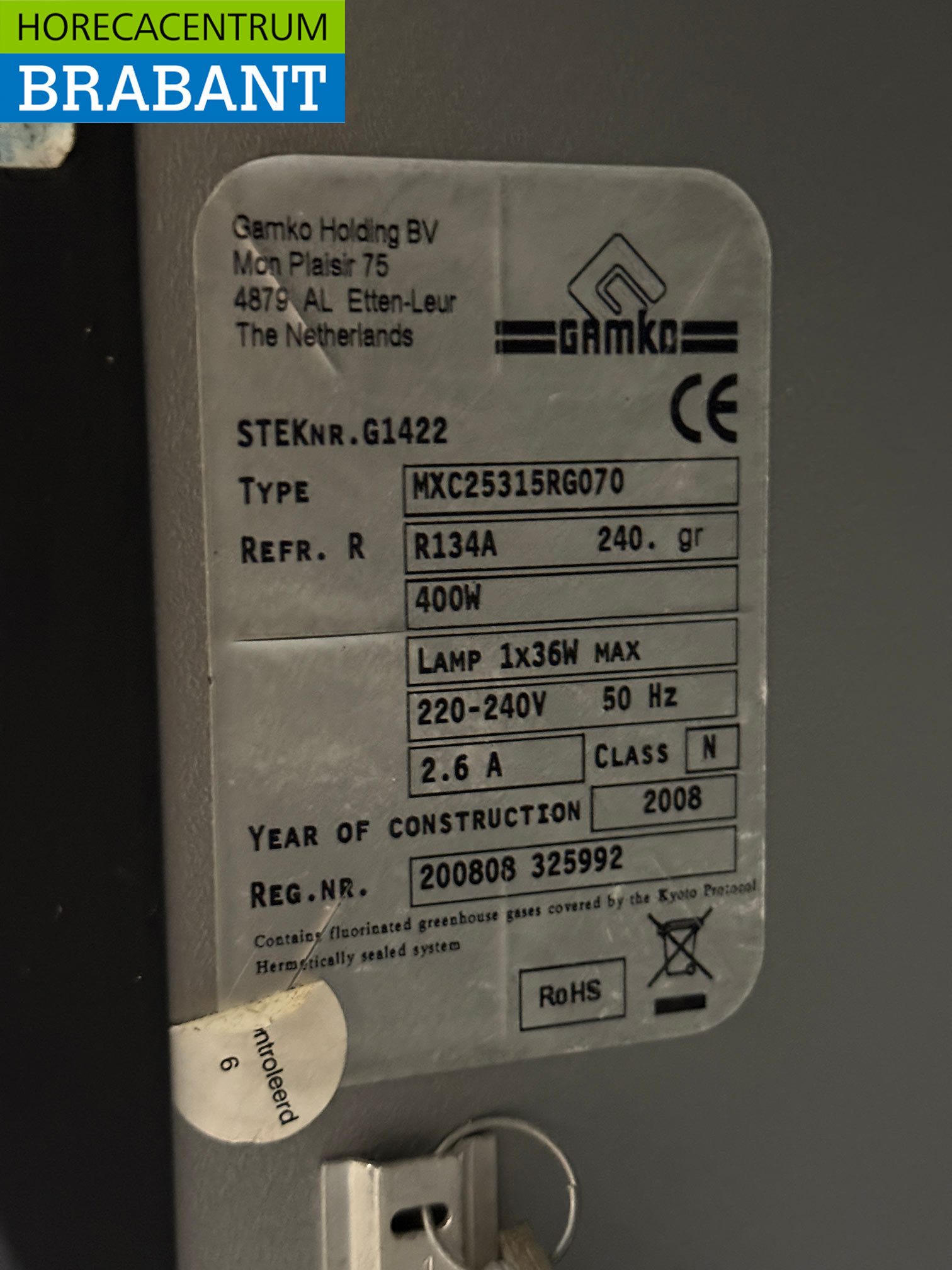 Gamko Bar Cooler 3 Glas-Scharniertüren 135 cm 230V Horeca – Bild 5