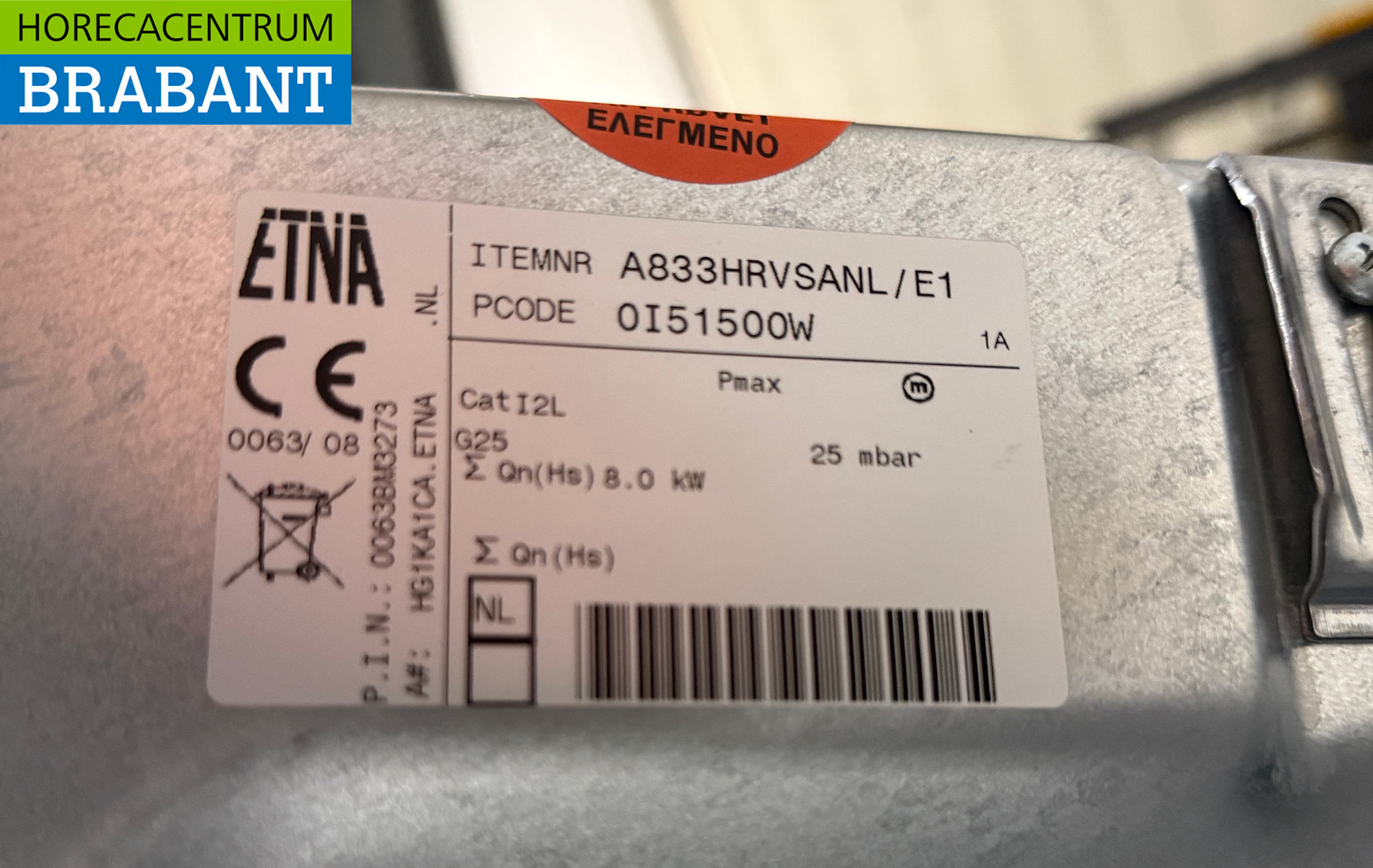 Edelstahl Etna Einbau-Gasherd 4 Brenner GAS Horeca – Bild 4