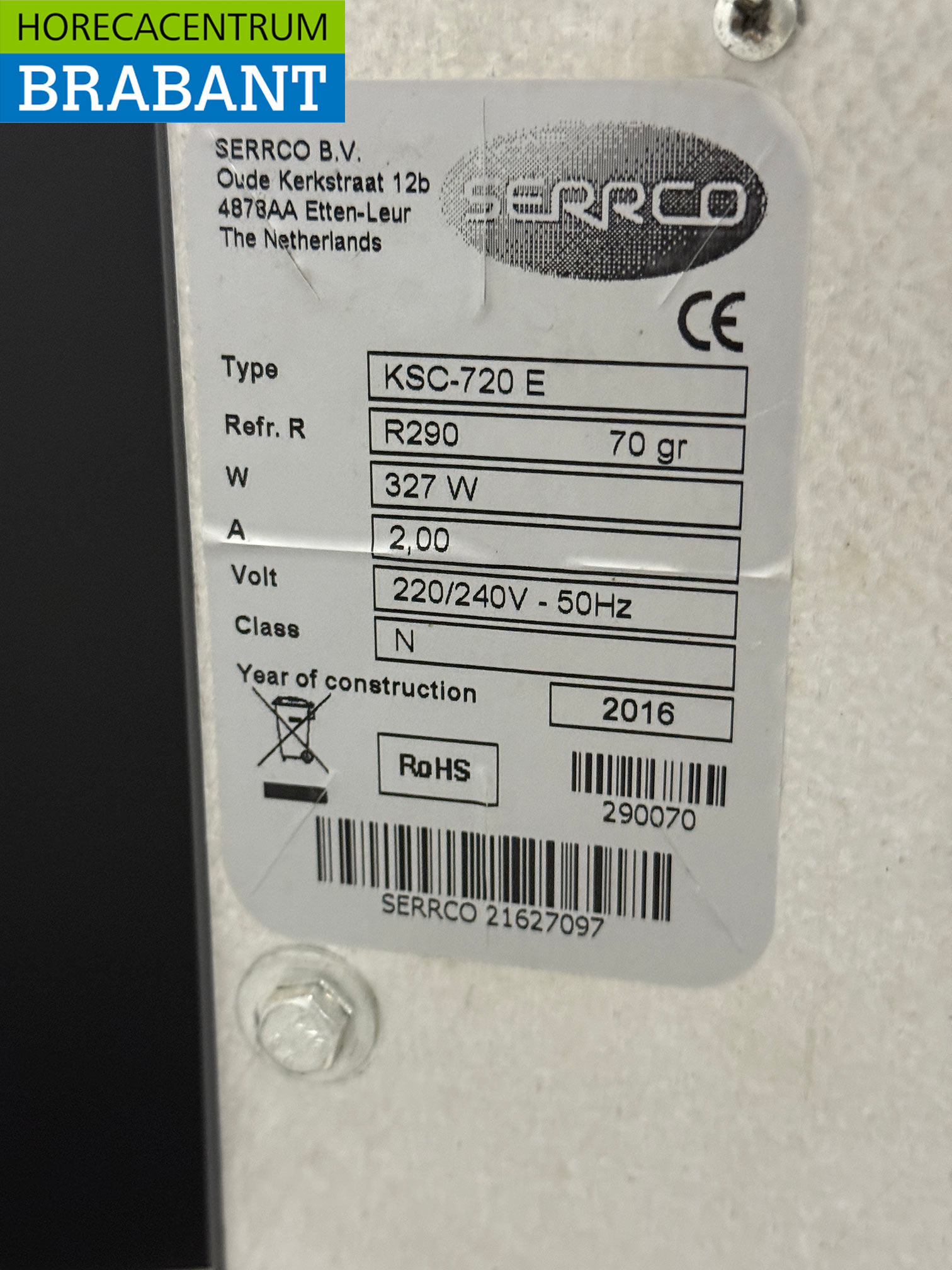 Serrco Fasskühler Fasskühler 7 x 20 Liter 74,5 cm 230V Horeca – Bild 5