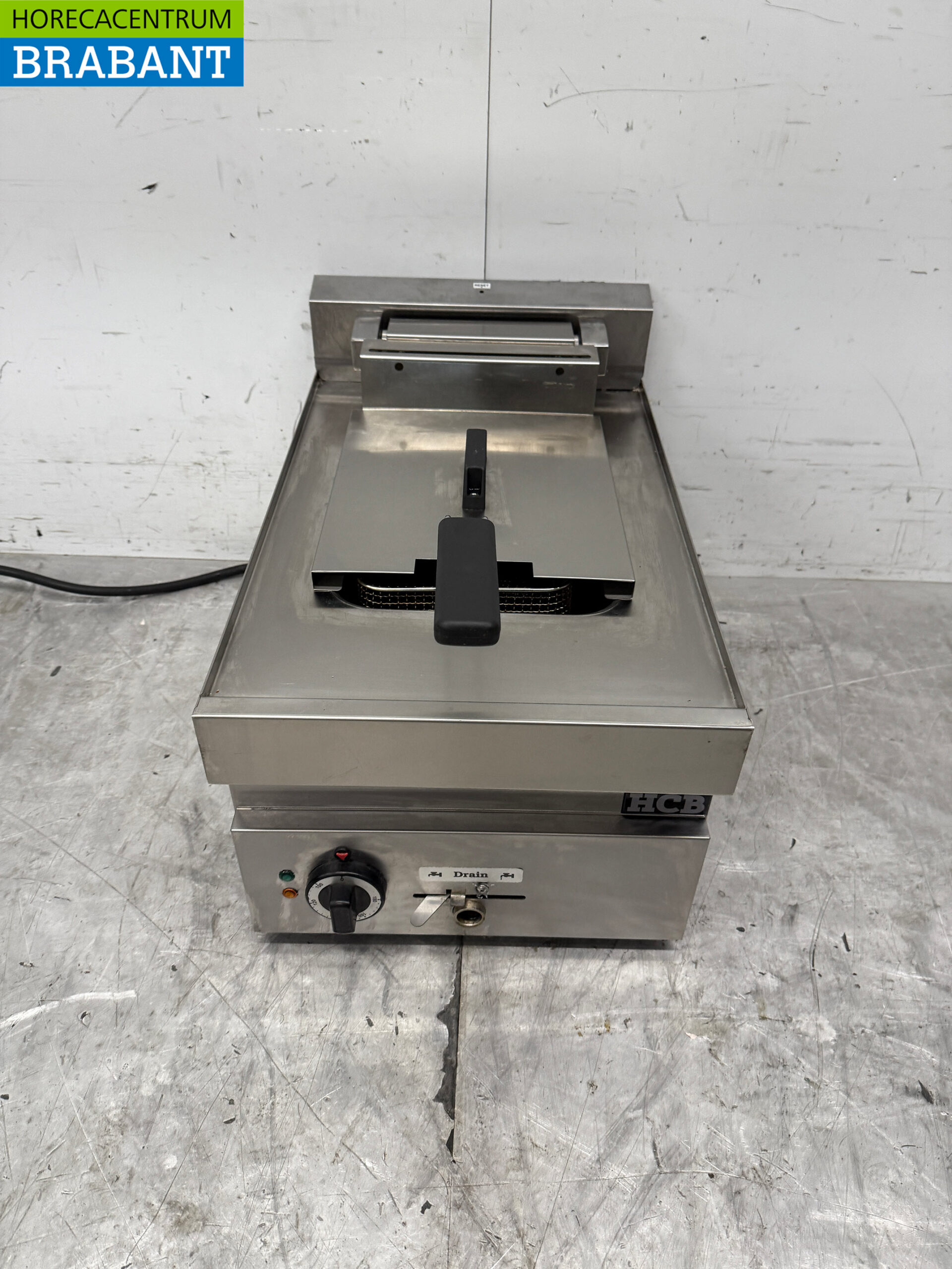 Edelstahl Friteuse Fritteuse 10 Liter 400V Horeca