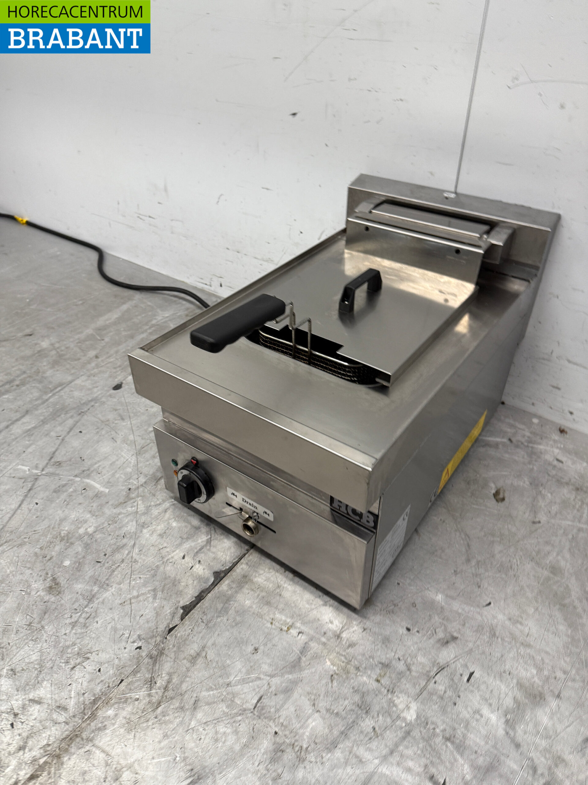 Edelstahl Friteuse Fritteuse 10 Liter 400V Horeca – Bild 2