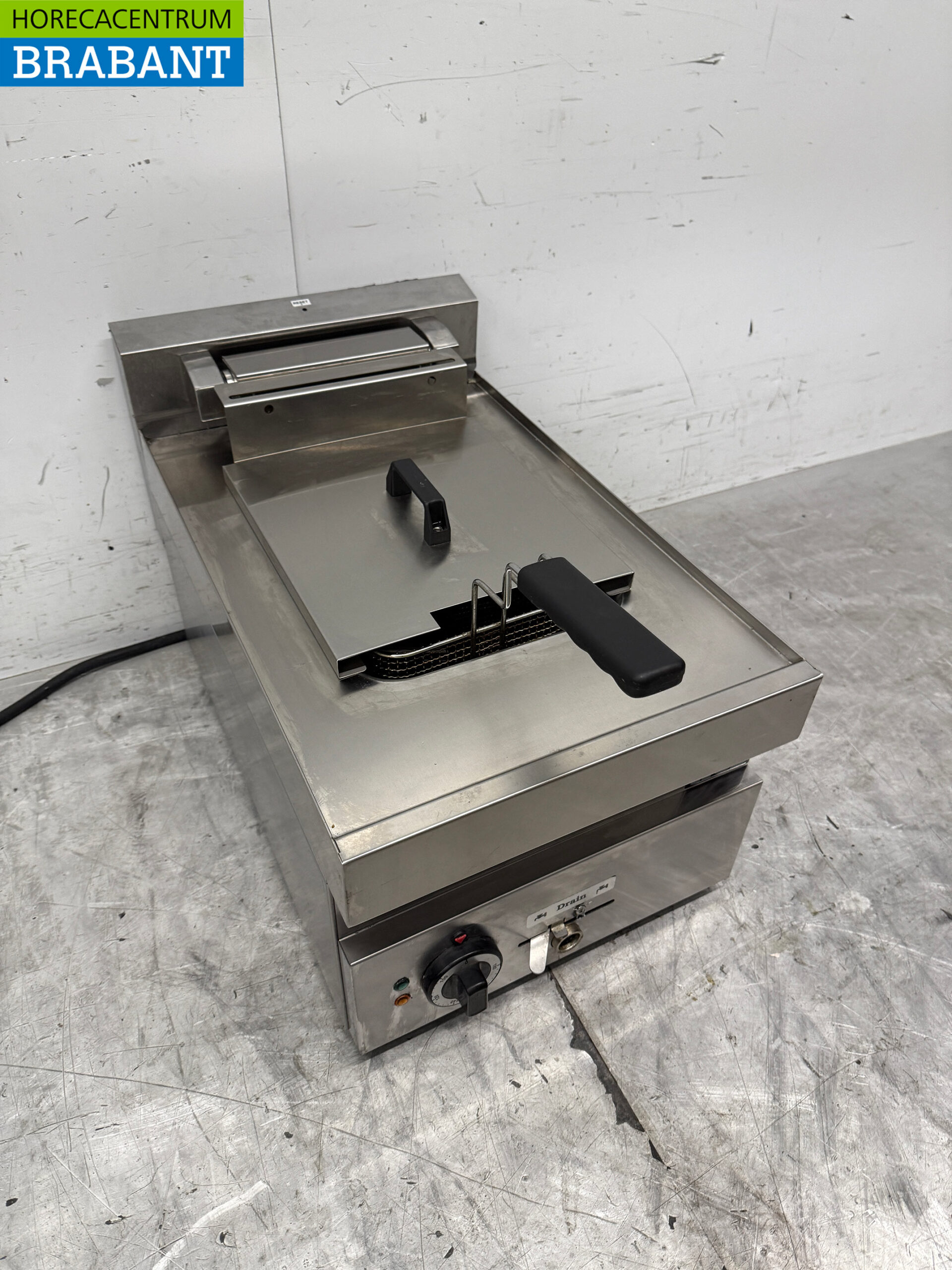 Edelstahl Friteuse Fritteuse 10 Liter 400V Horeca – Bild 3