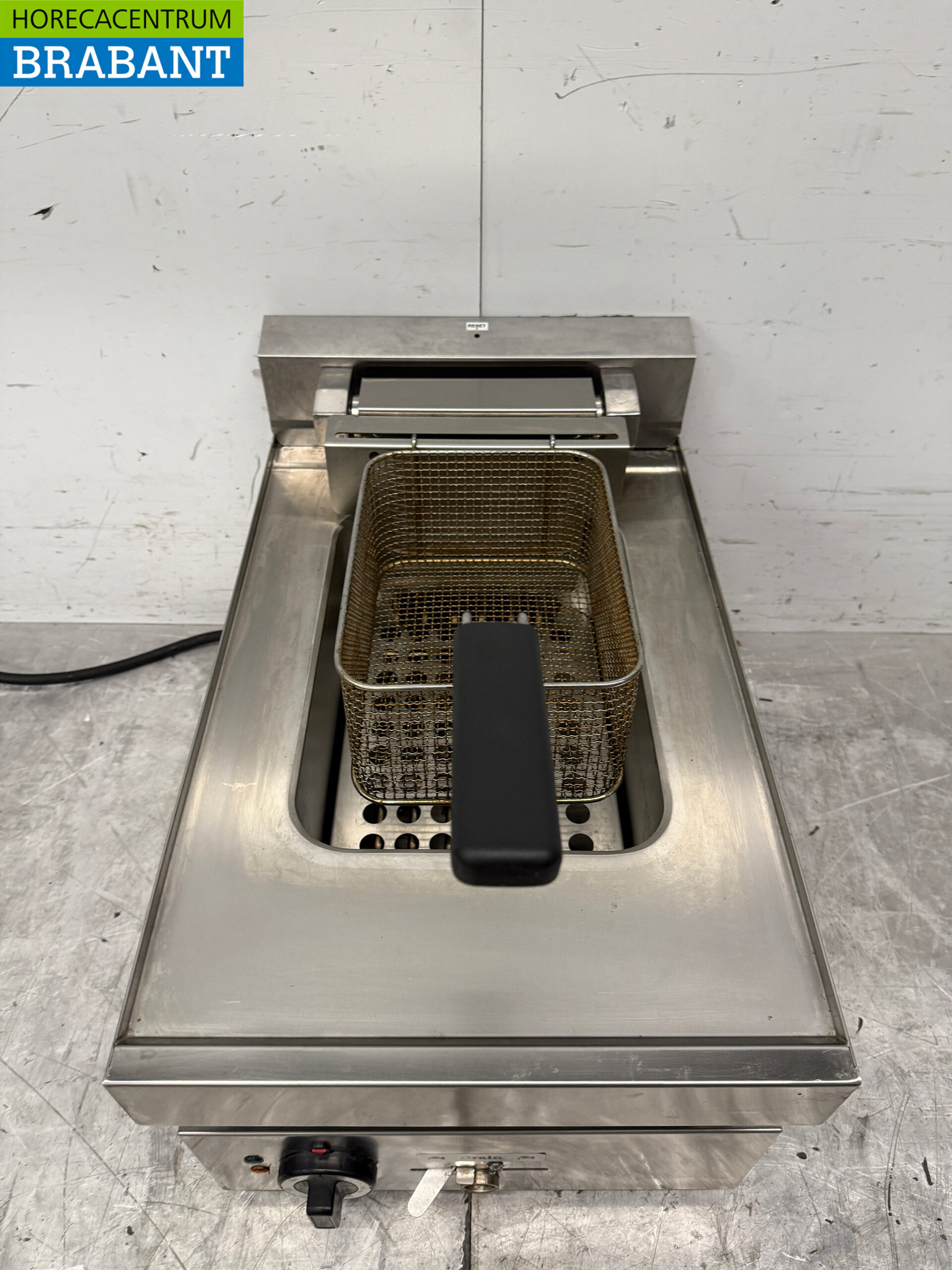 Edelstahl Friteuse Fritteuse 10 Liter 400V Horeca – Bild 4