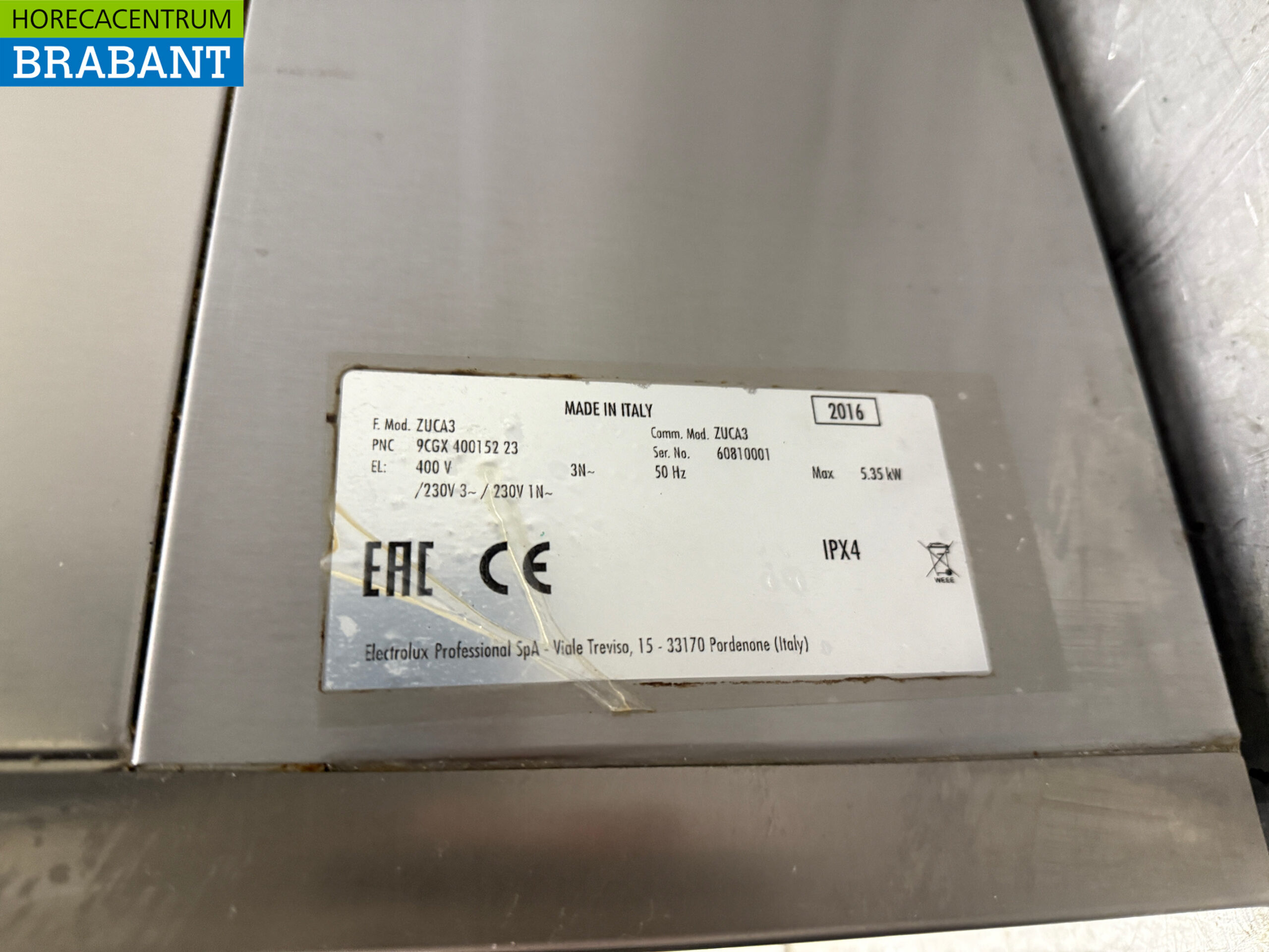 Zanussi Geschirrspüler aus Edelstahl 230V Horeca – Bild 6