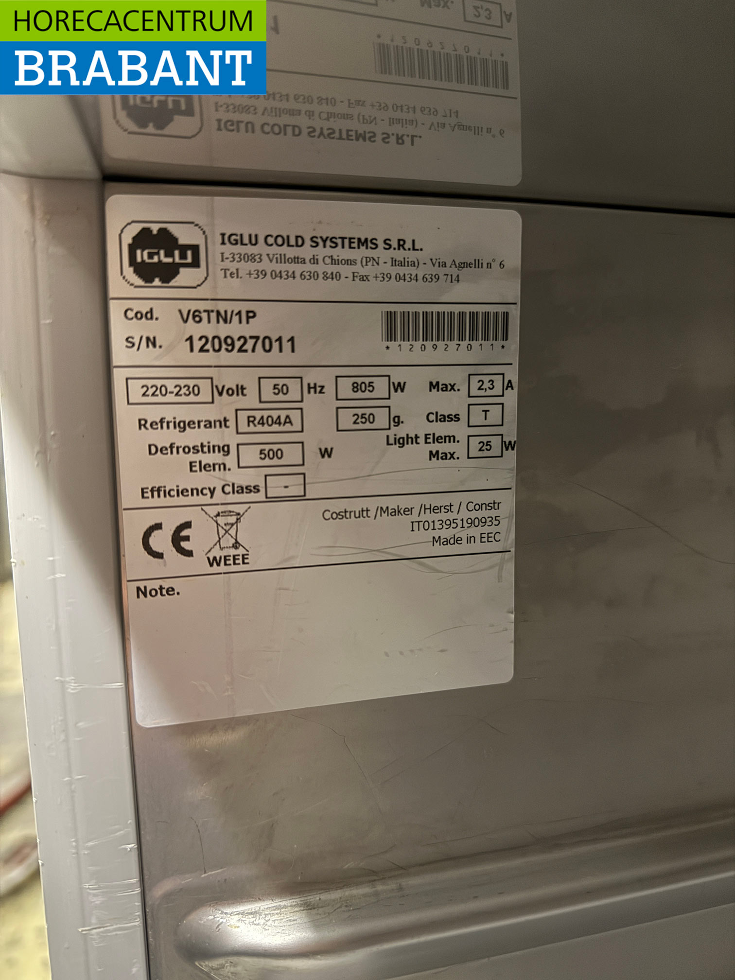 Edelstahl Iglu Kühlschrank 409 Liter 230V Horeca – Bild 5