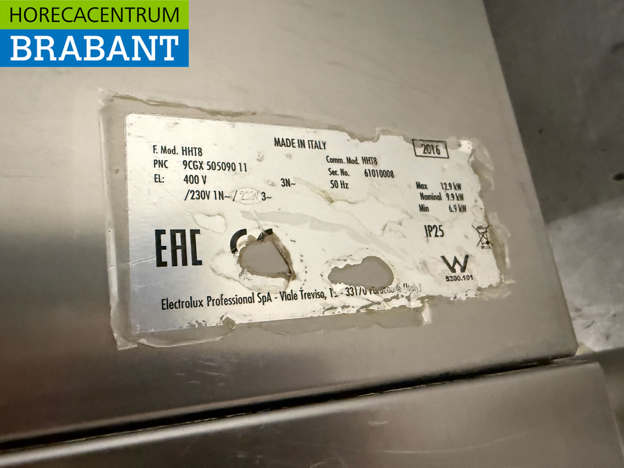 Zanussi Durchlaufgeschirrspüler aus Edelstahl 400V Horeca – Bild 7