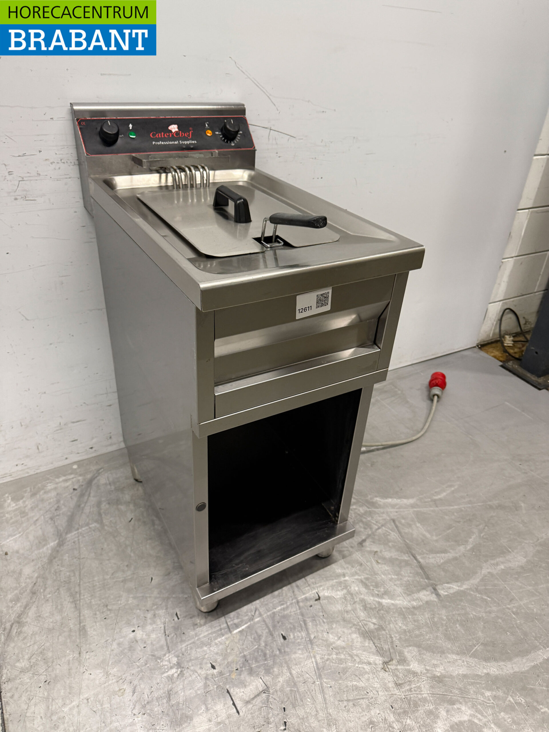 Edelstahl Friteuse 12 Liter 400V Horeca – Bild 3