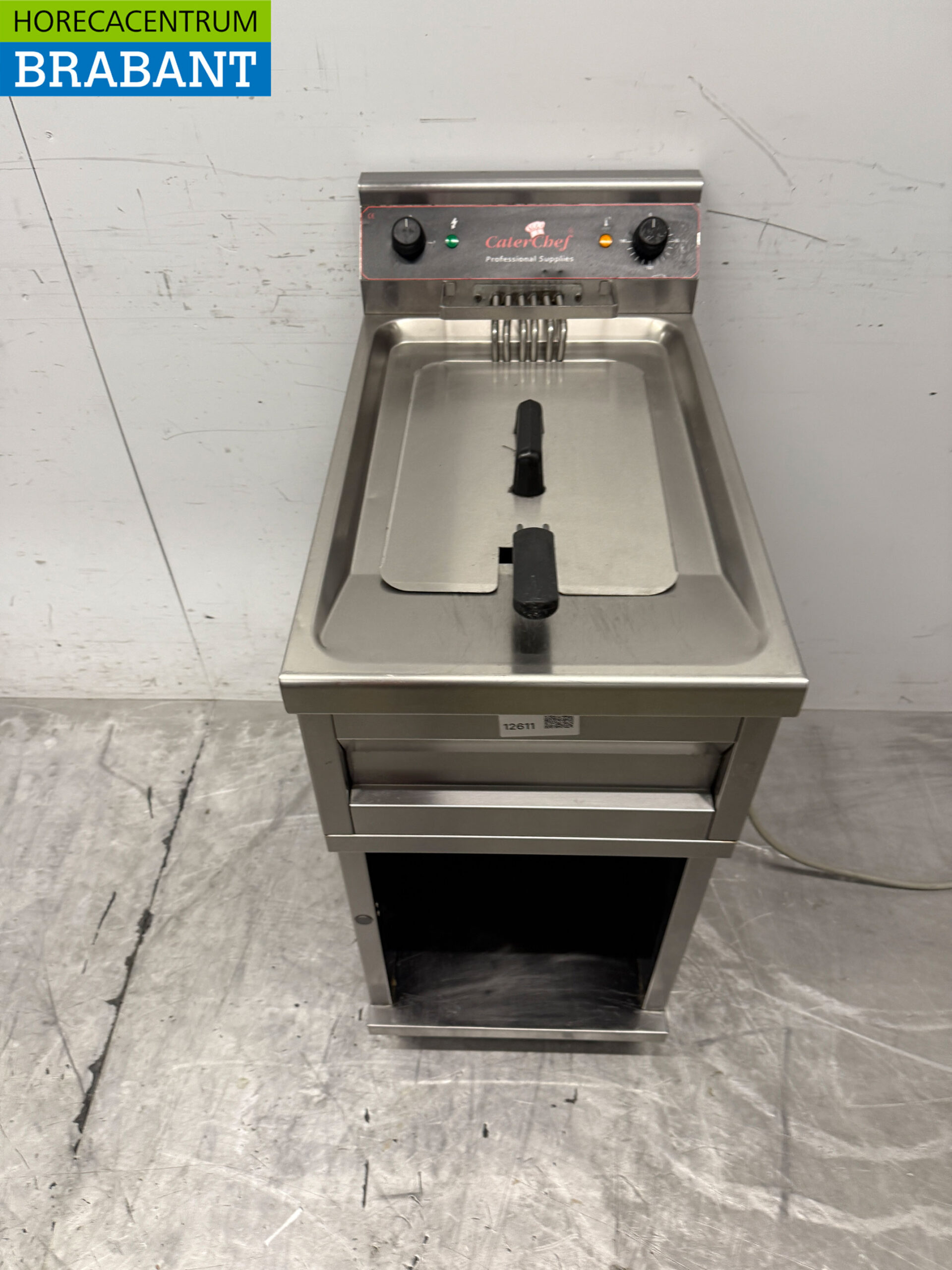 Edelstahl Friteuse 12 Liter 400V Horeca – Bild 4
