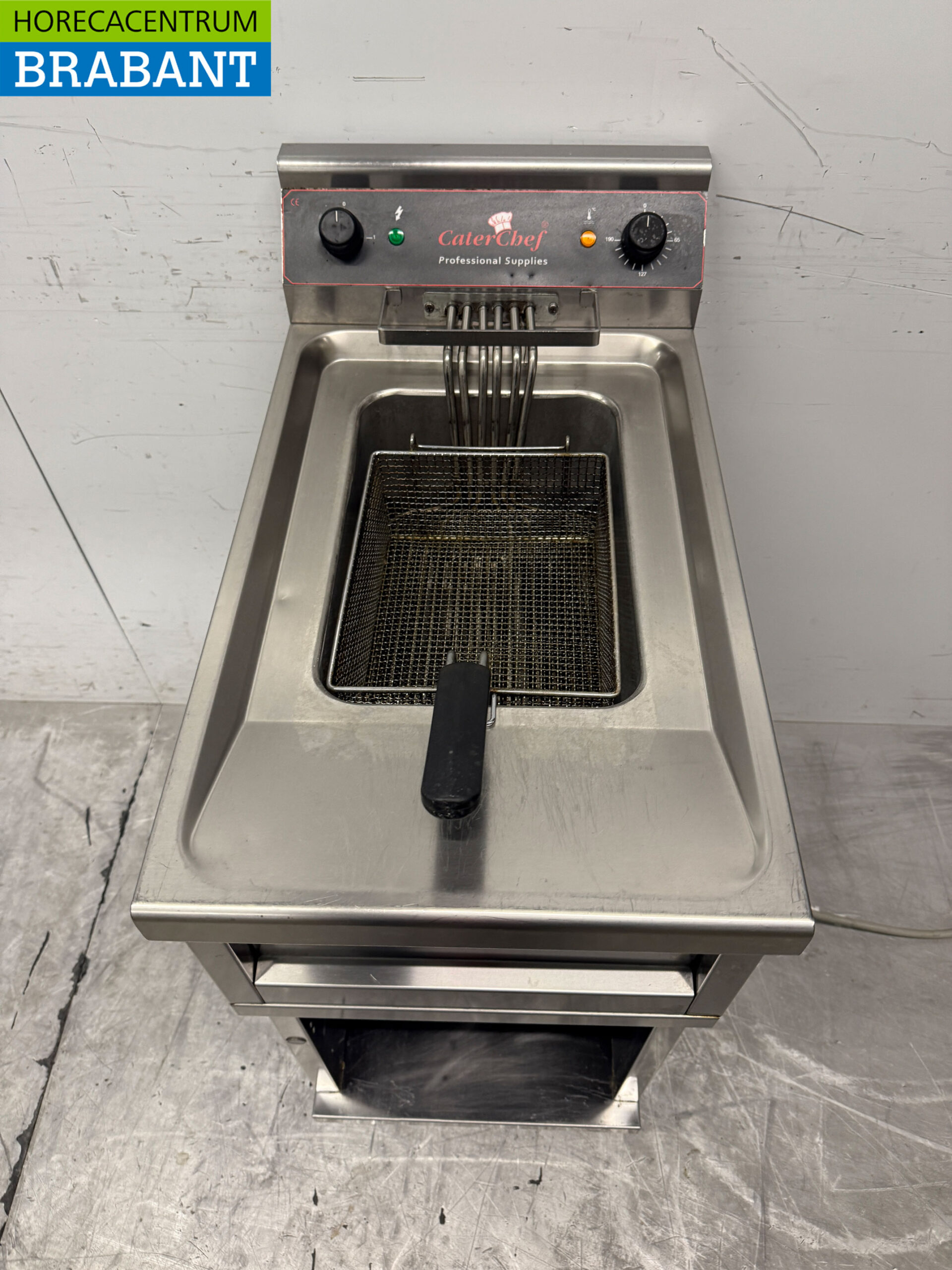 Edelstahl Friteuse 12 Liter 400V Horeca – Bild 5