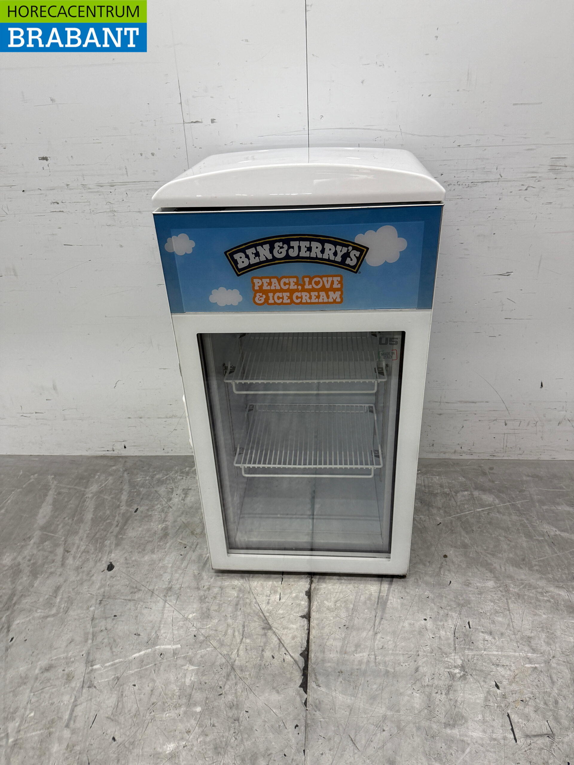 Ben & Jerry's Glastür-Gefrierschrank 79 Liter 230V Horeca