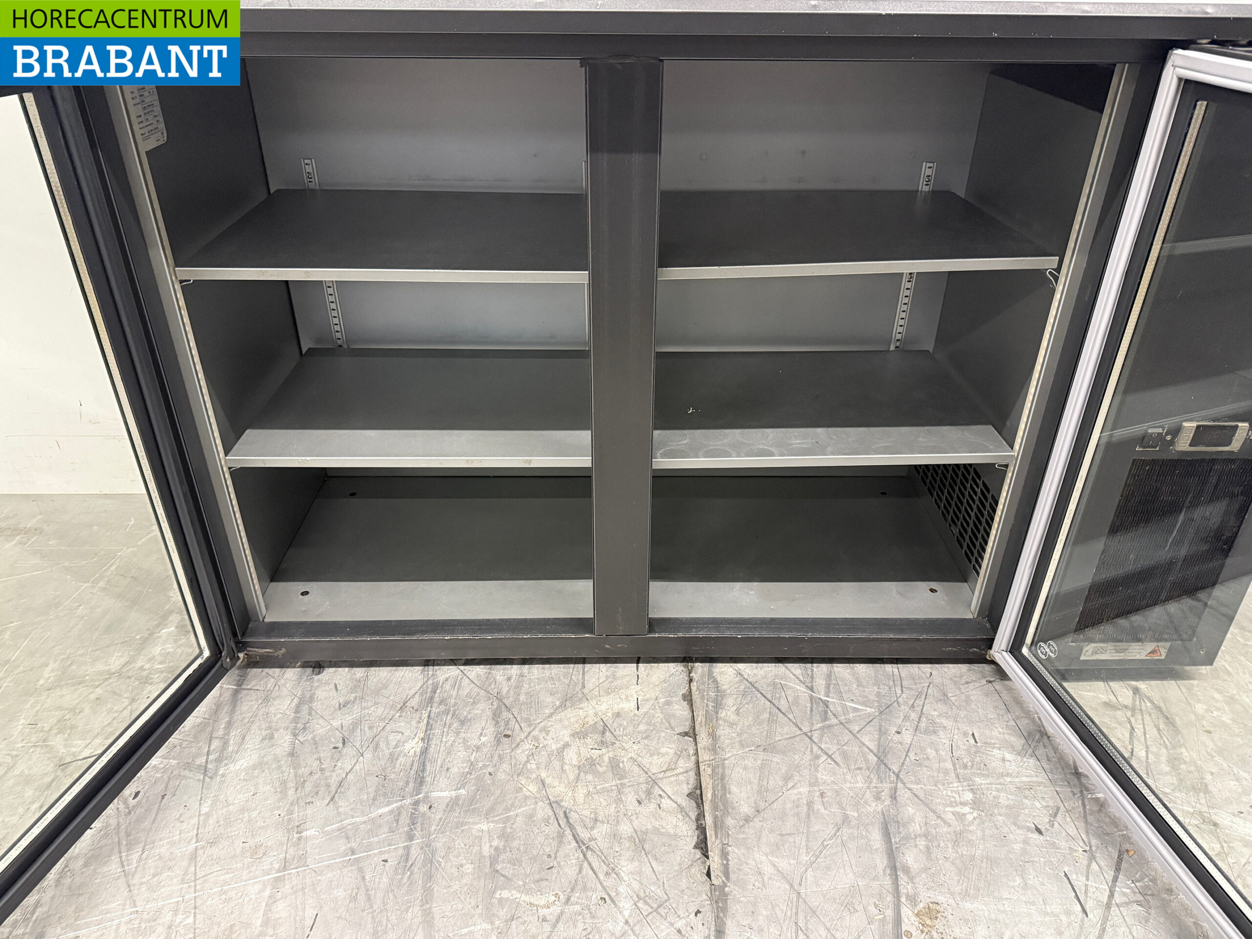 Gamko Bar Cooler 2 Glas Flügeltüren 143 cm 230V Horeca – Bild 4