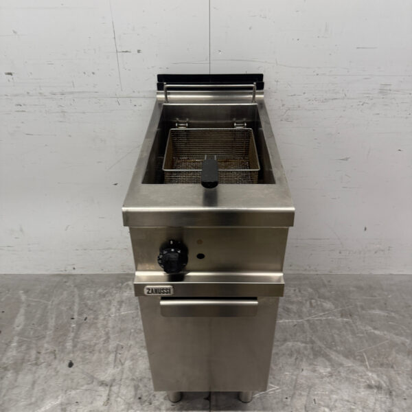 Edelstahl Zanussi Friteuse 12 Liter GAS Catering