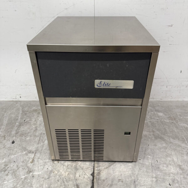 Edelstahl Eiswürfelmaschine 45 kg/24h und Bunker 15 kg 230V Horeca