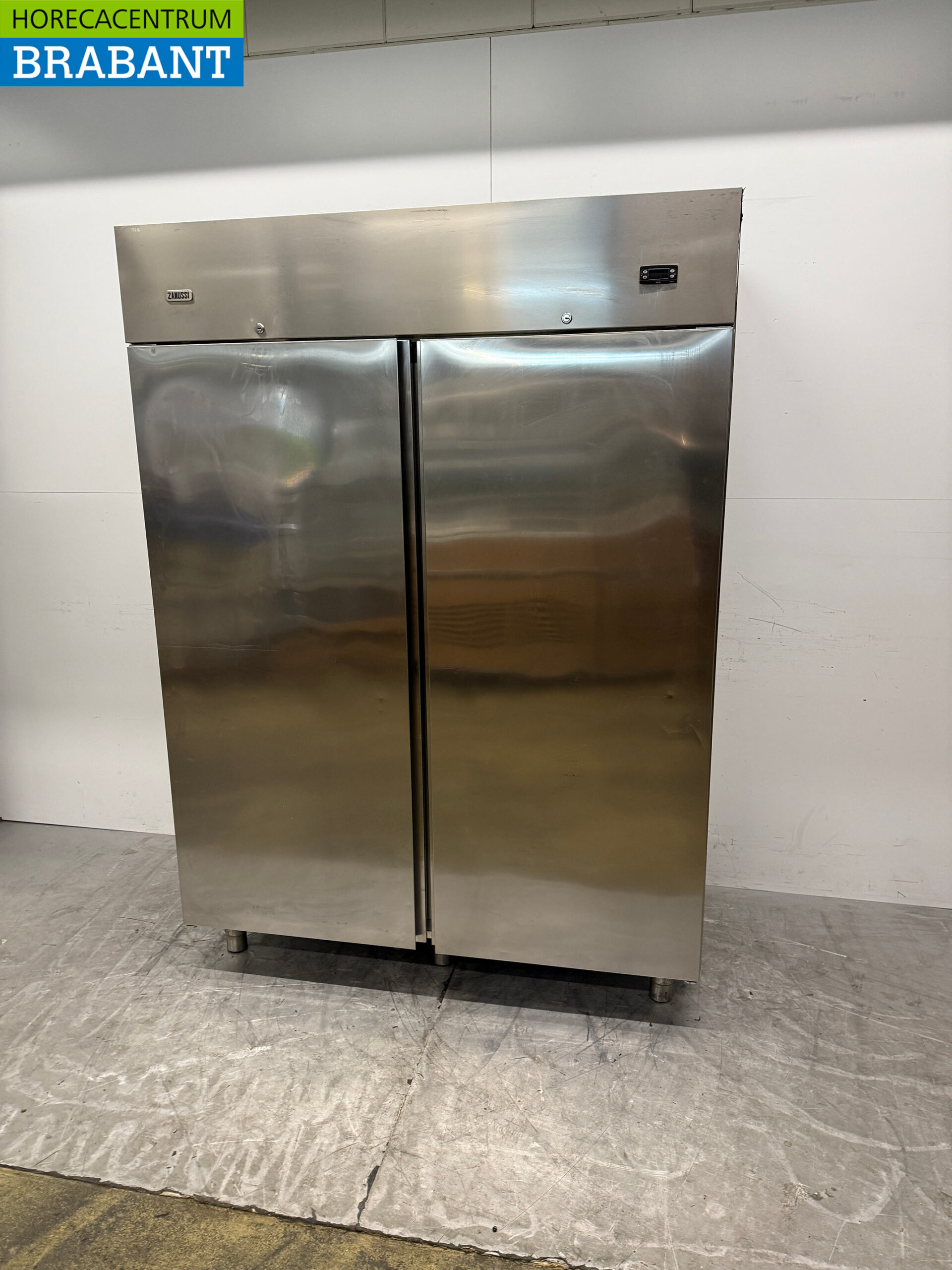 Zanussi Doppeltüriger Kühlschrank aus Edelstahl 1300 Liter 230V Horeca
