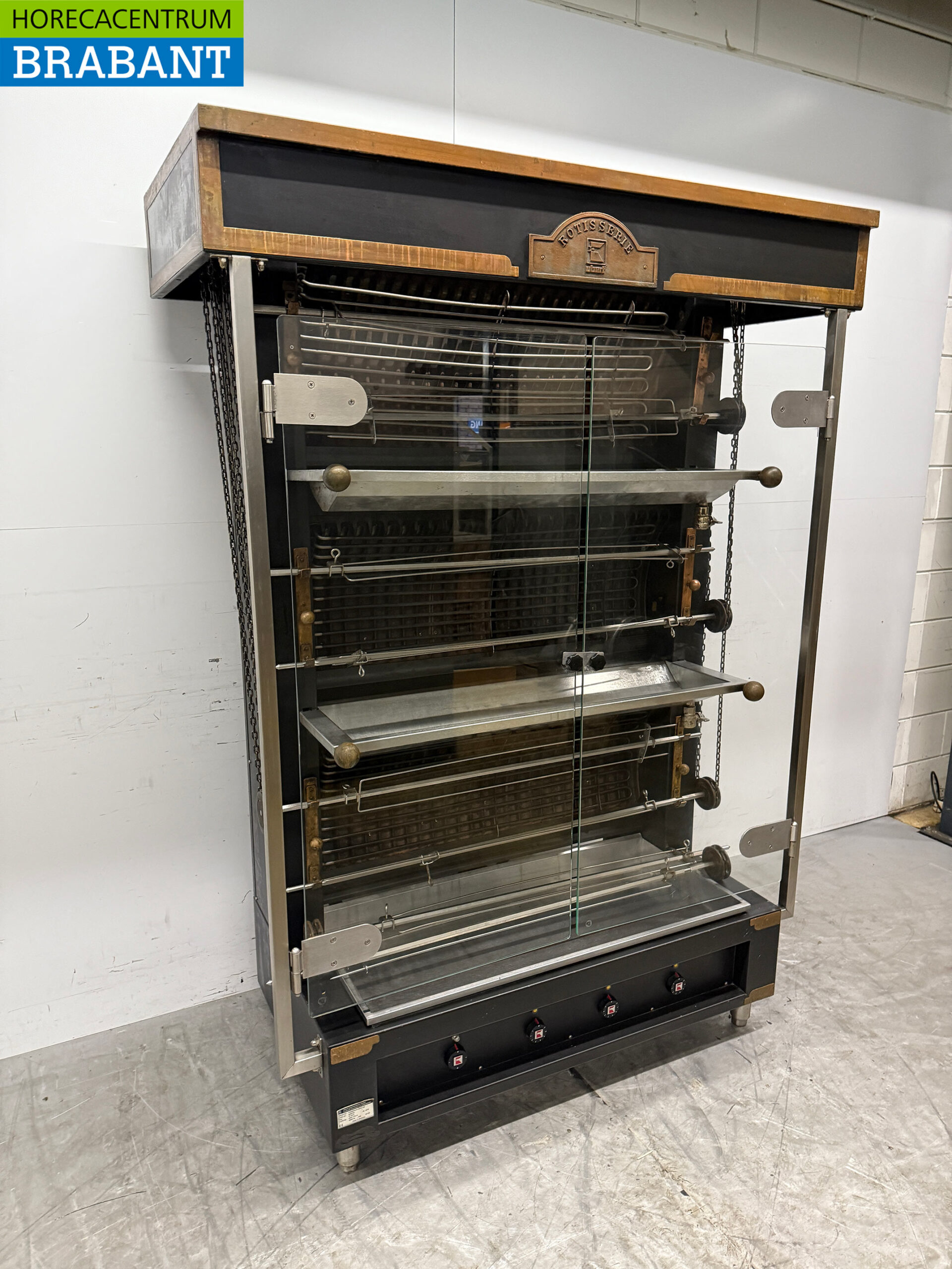 Ubert FF36 E Vertikaler Hähnchengrill Grill 6 Spieße 400V Horeca – Bild 3