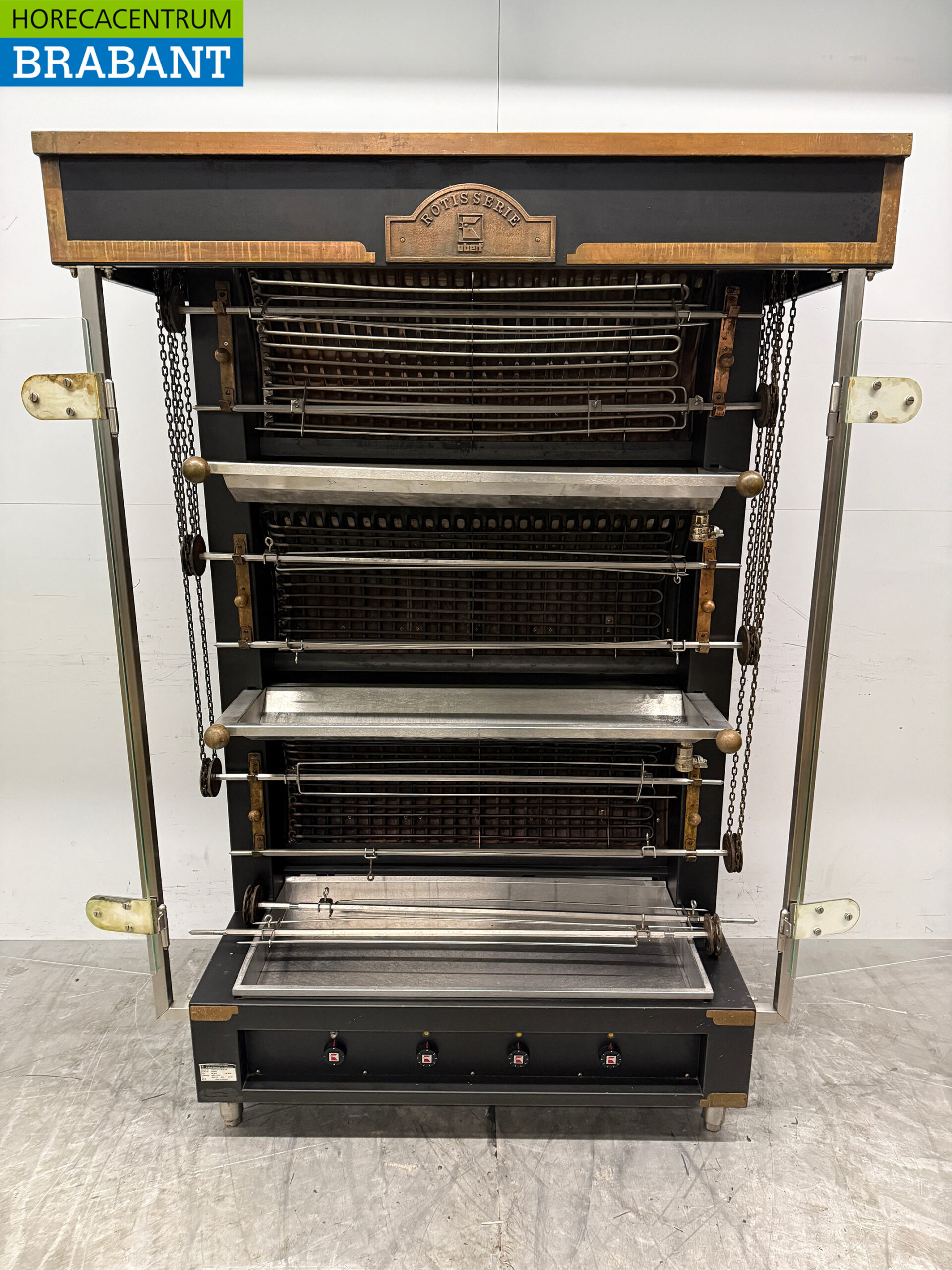 Ubert FF36 E Vertikaler Hähnchengrill Grill 6 Spieße 400V Horeca – Bild 4