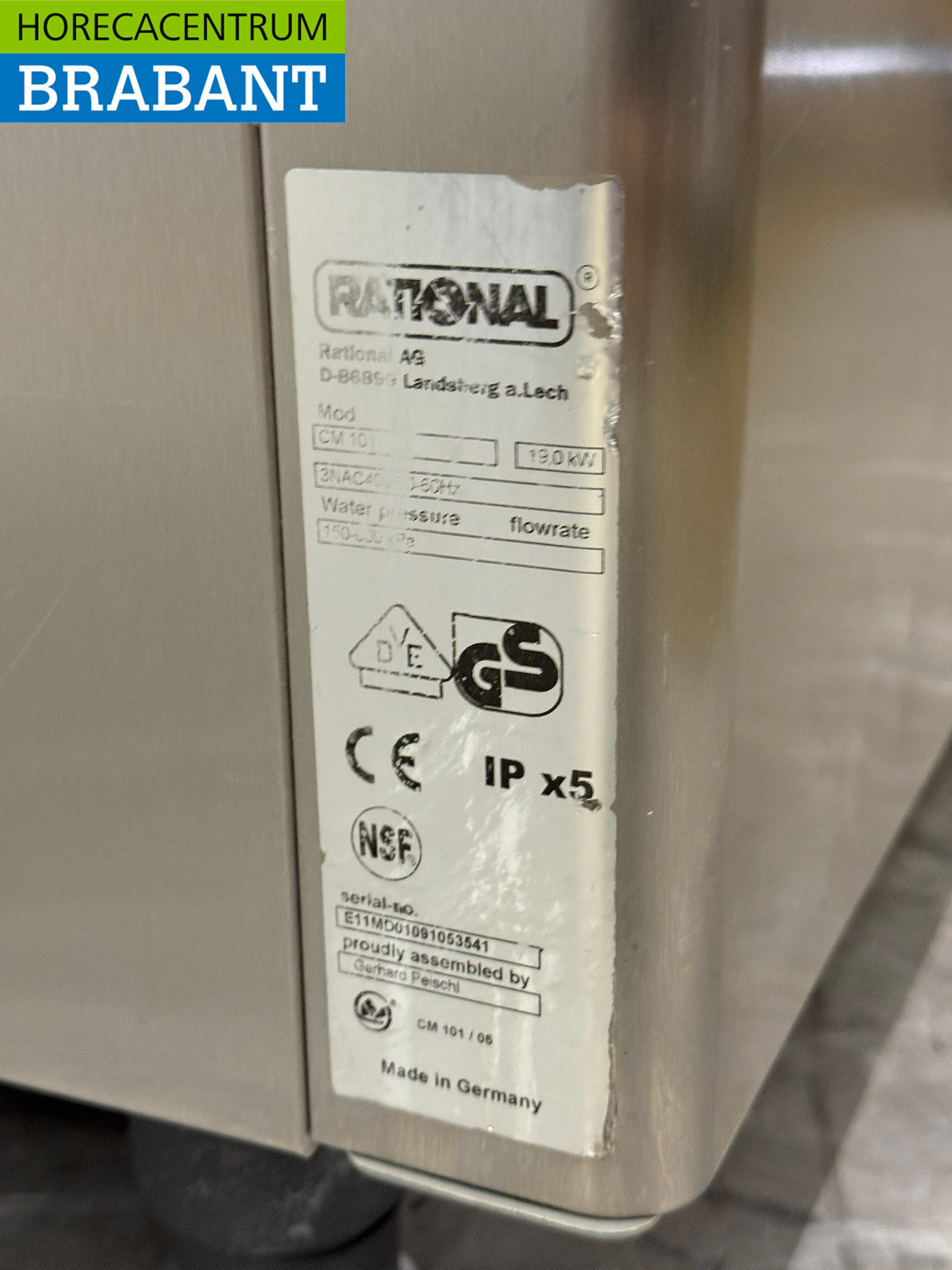 Rostfreier Stahl Rational CM 101 Combisteamer 10 x 1/1 GN 400V Horeca – Bild 10