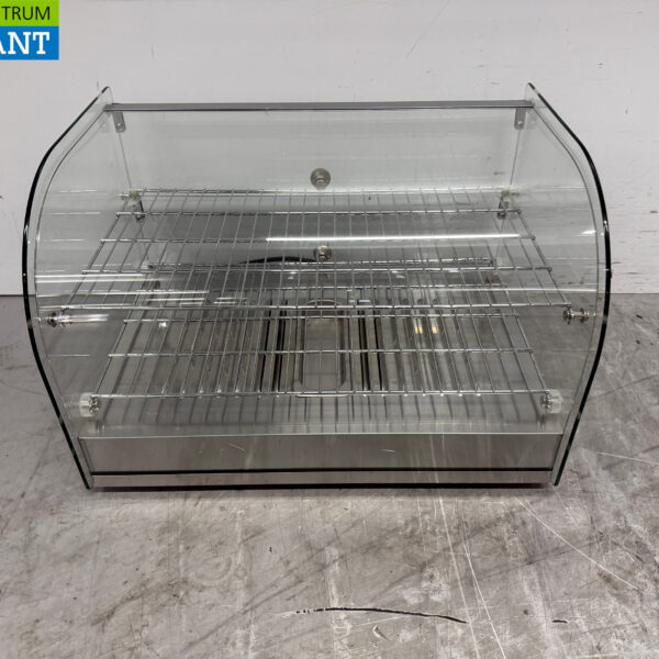 Edelstahl Buffalo Warmhaltevitrine 55 cm 230V Horeca