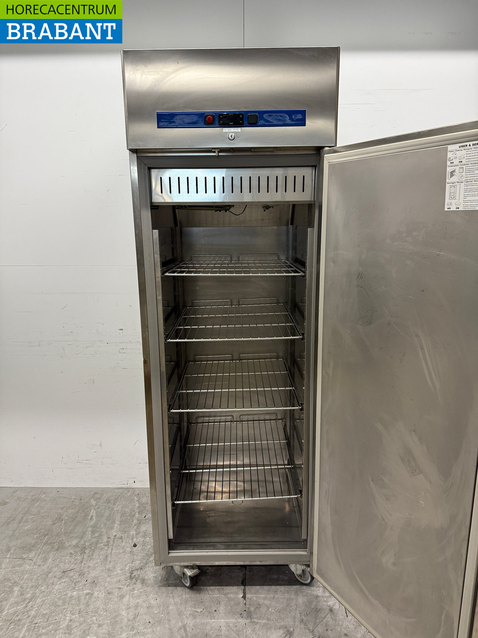 Metos Mobiler Kühlschrank aus Edelstahl 600 Liter 230V Horeca – Bild 4