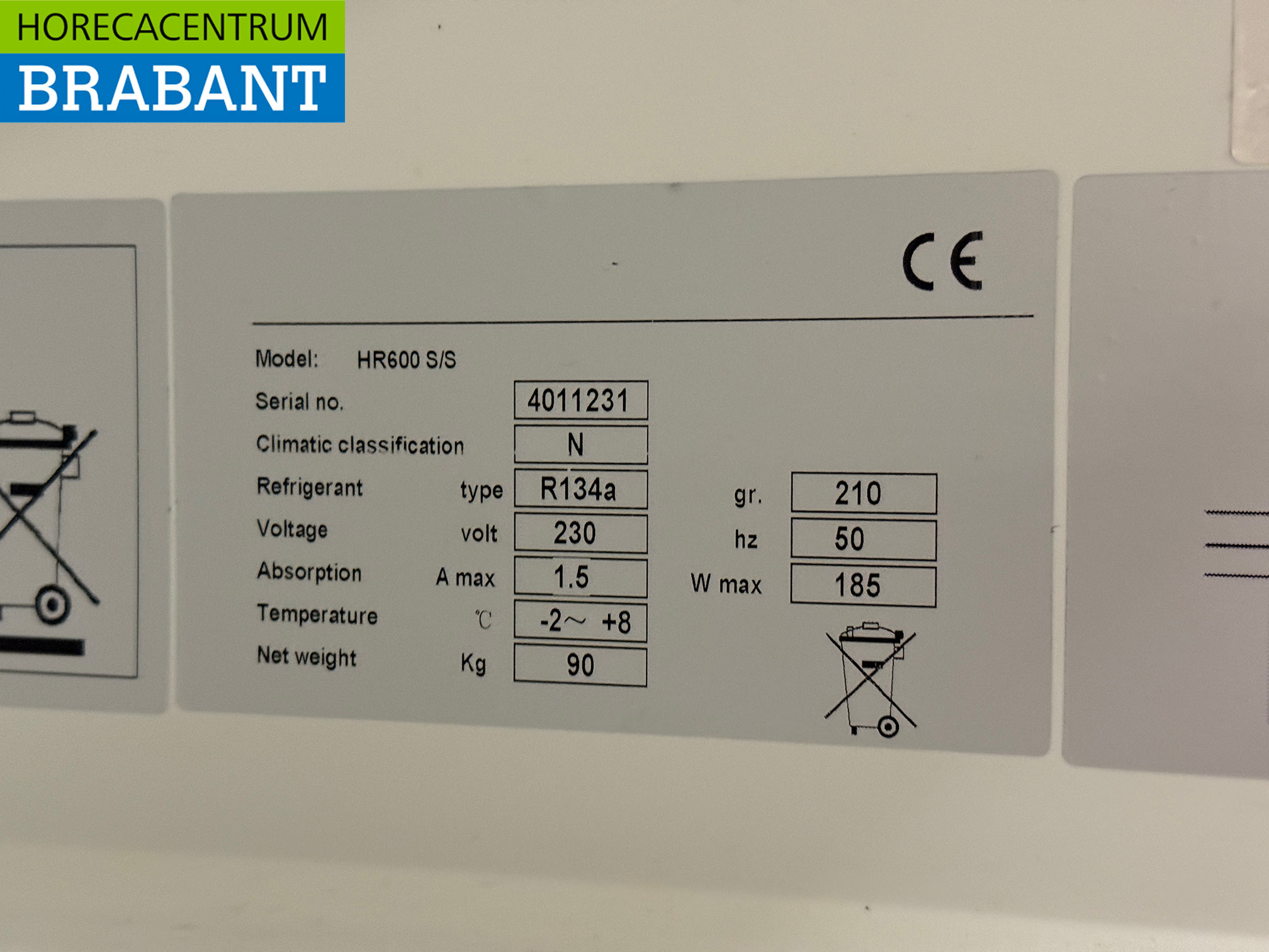 Edelstahl Maxxfrost Kühlschrank 570 Liter 230V Horeca – Bild 5
