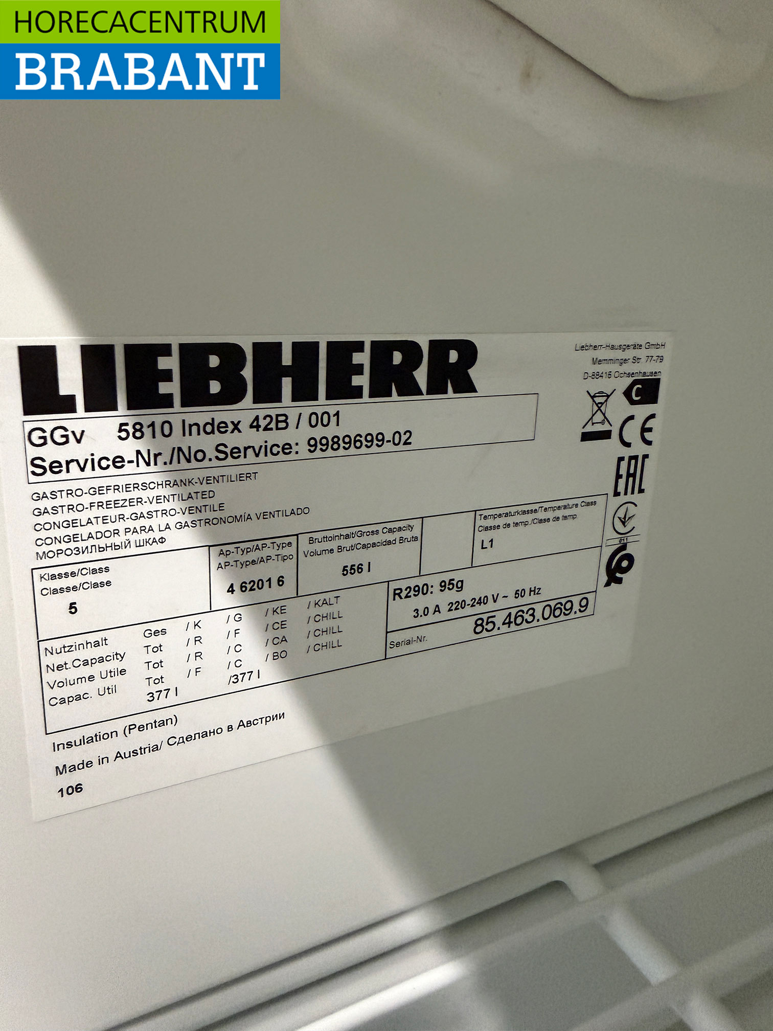 Liebherr Gefrierschrank 556 Liter 230V Horeca – Bild 5