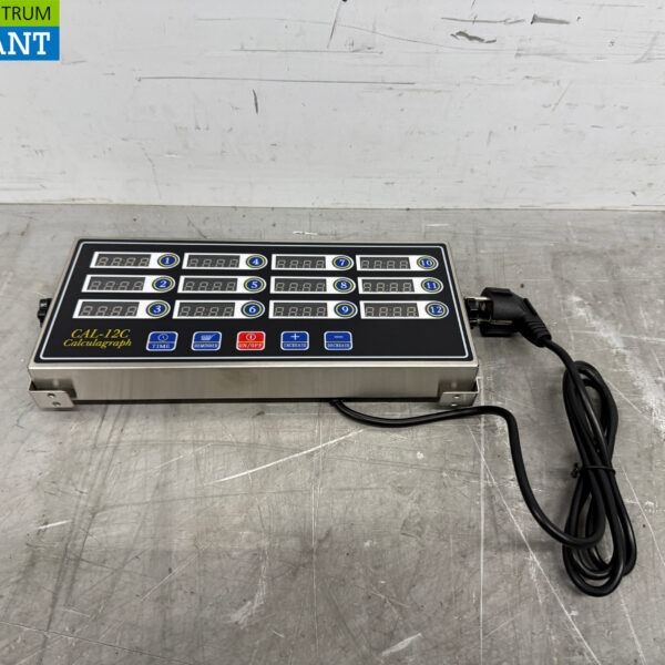 Digitaler Kochtimer aus Edelstahl 12 Kanäle 230V Catering