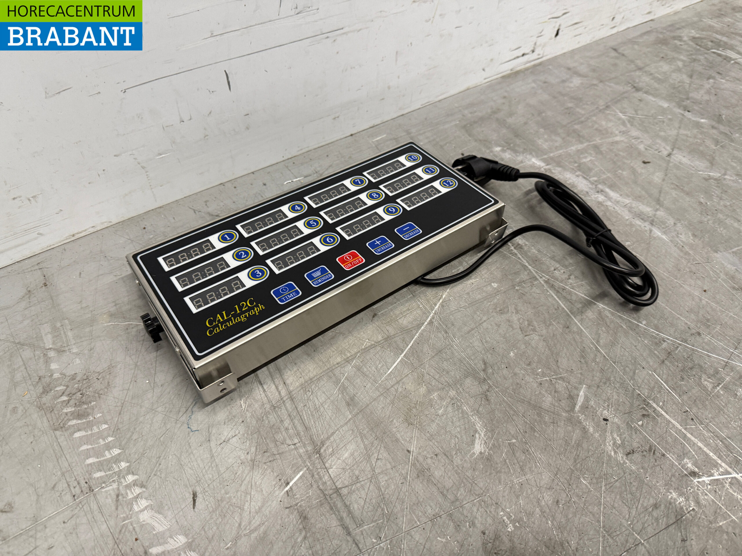 Digitaler Kochtimer aus Edelstahl 12 Kanäle 230V Catering – Bild 2