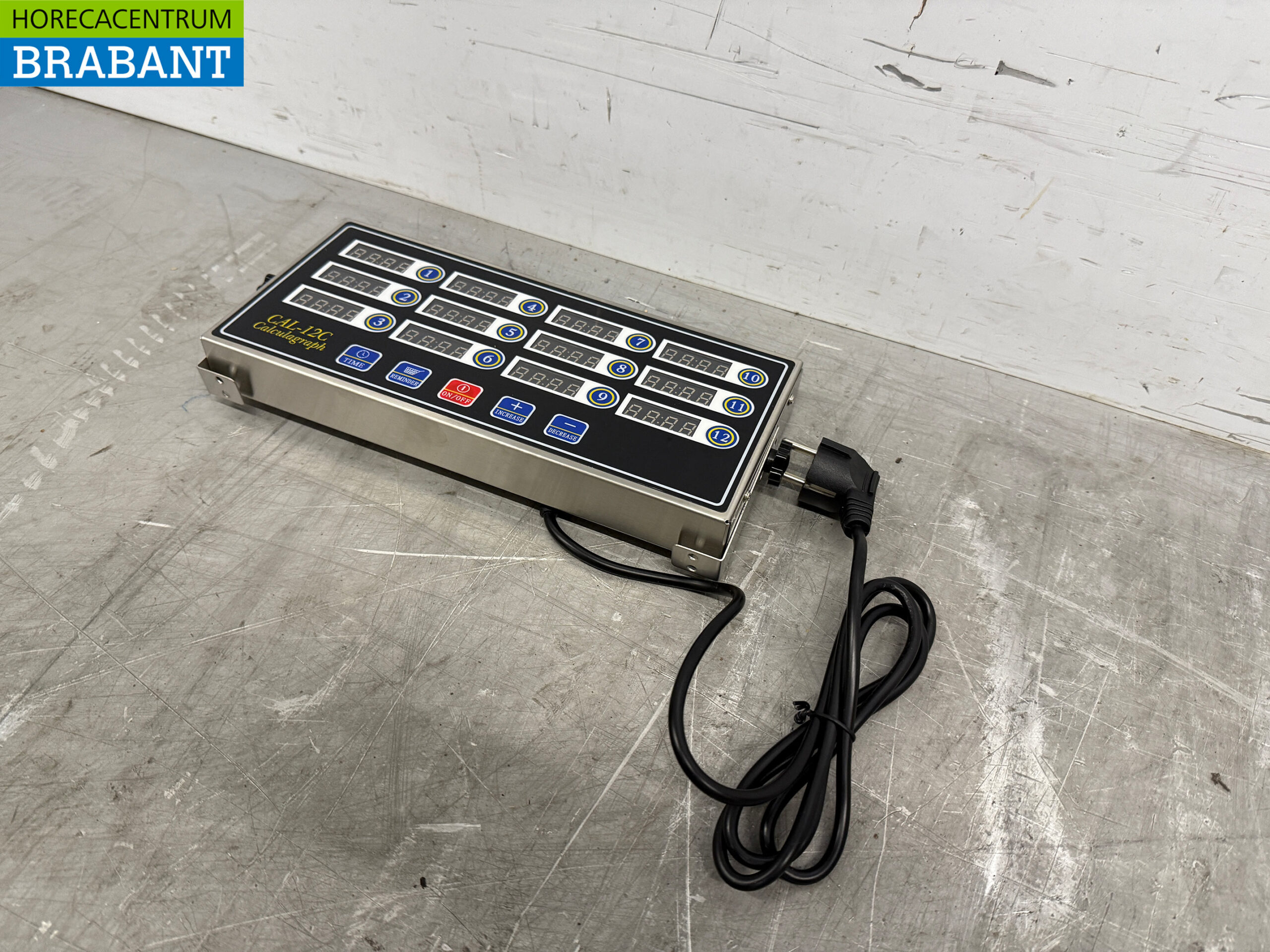 Digitaler Kochtimer aus Edelstahl 12 Kanäle 230V Catering – Bild 3