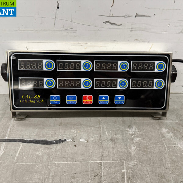 Digitaler Kochtimer aus Edelstahl 8 Kanäle 230V Catering