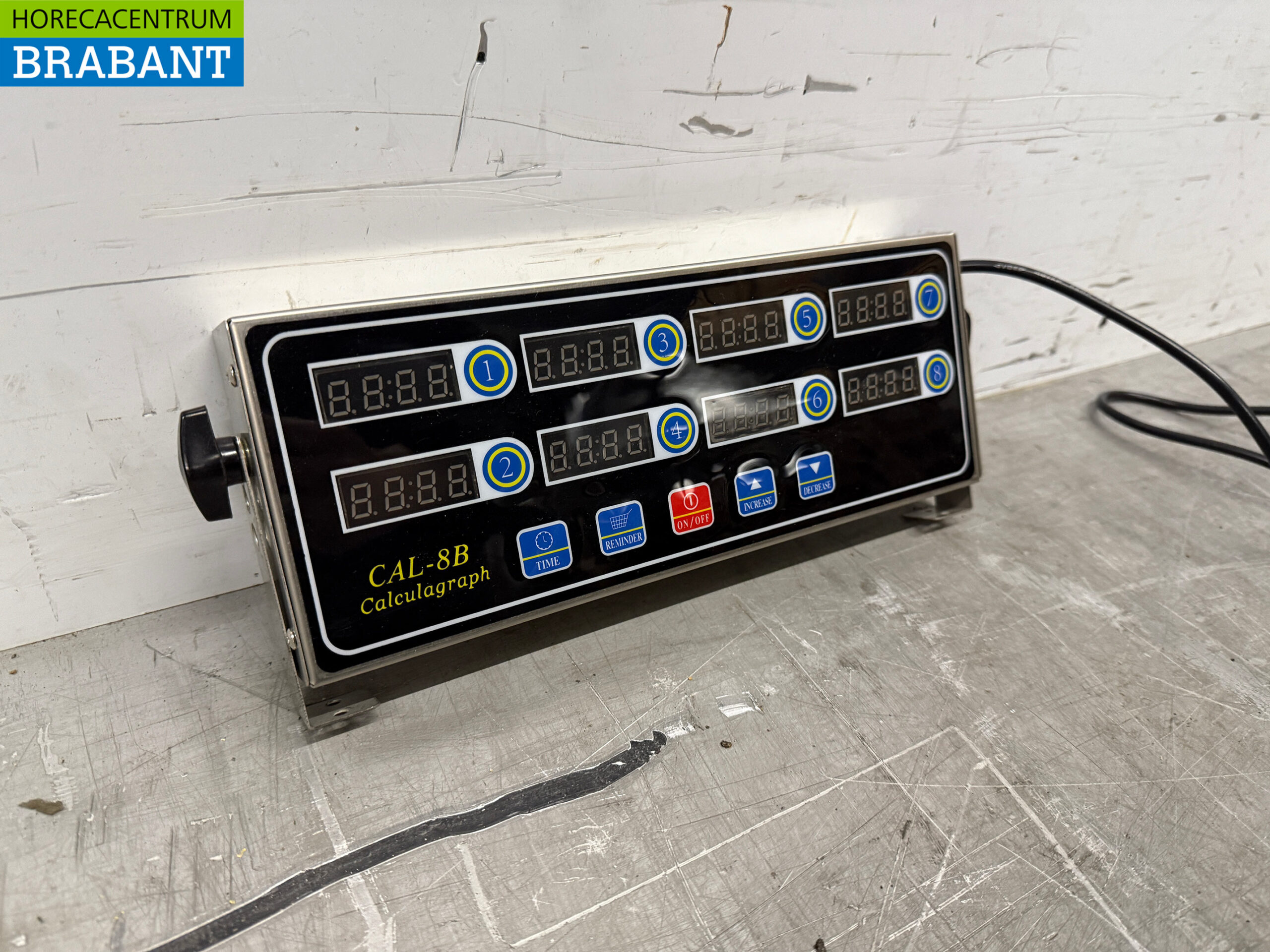 Digitaler Kochtimer aus Edelstahl 8 Kanäle 230V Catering – Bild 2