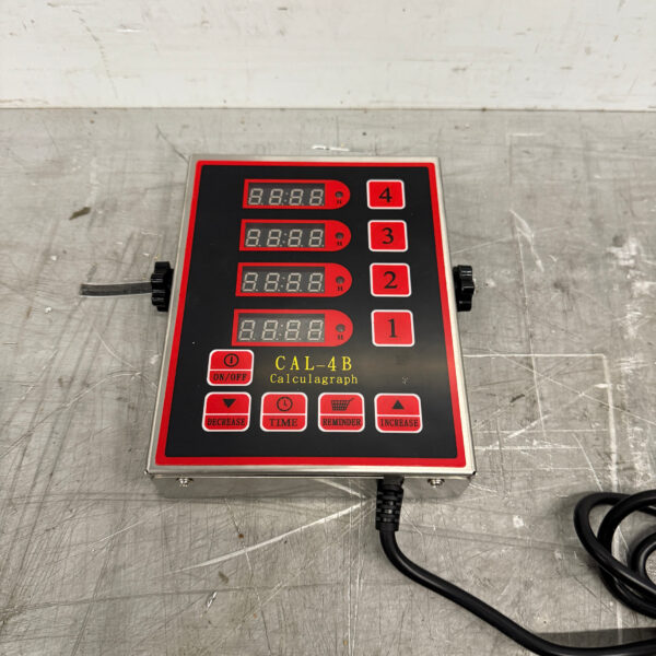 Digitaler Kochtimer aus Edelstahl 4 Kanäle 230V Catering