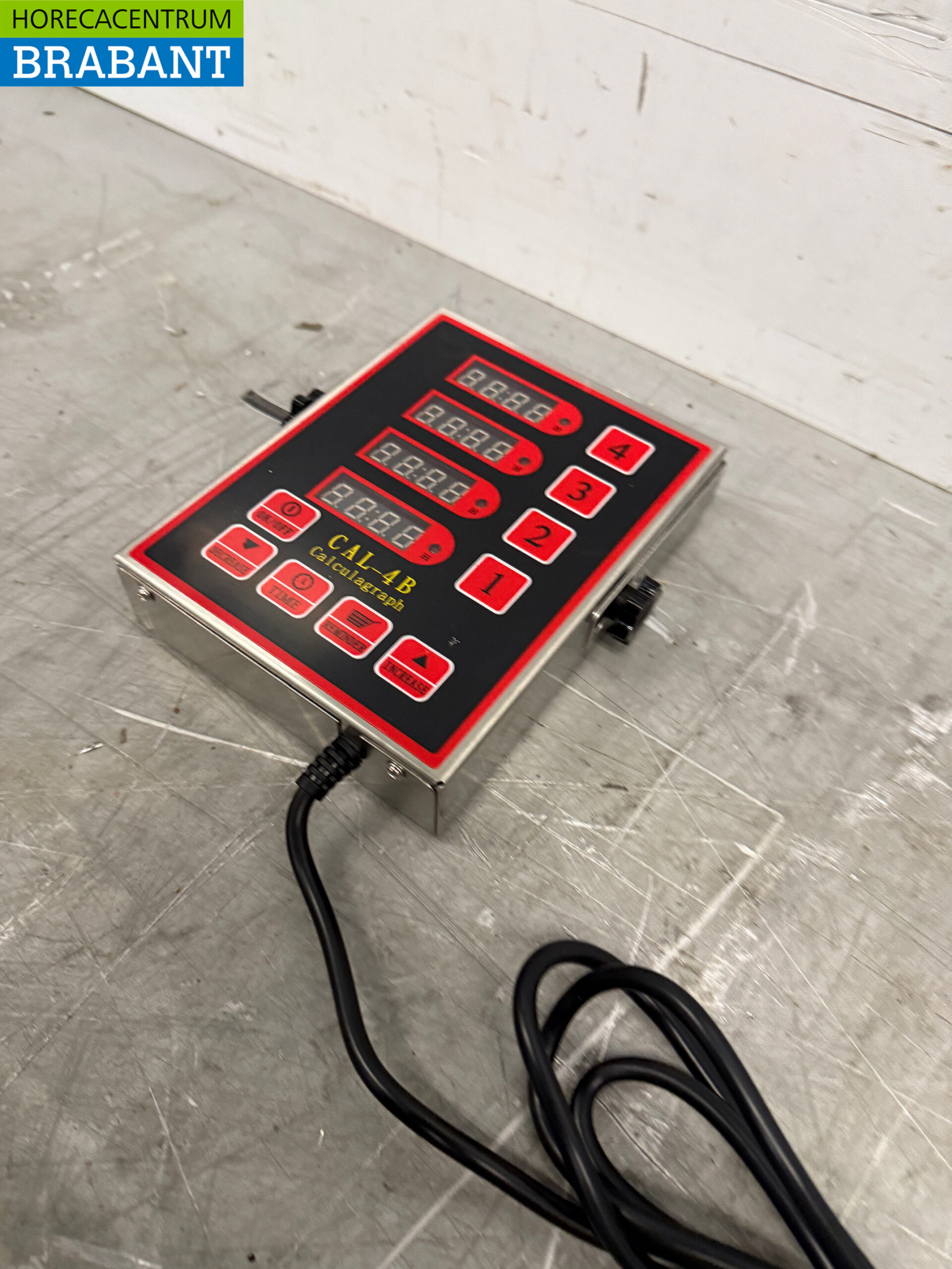 Digitaler Kochtimer aus Edelstahl 4 Kanäle 230V Catering – Bild 3