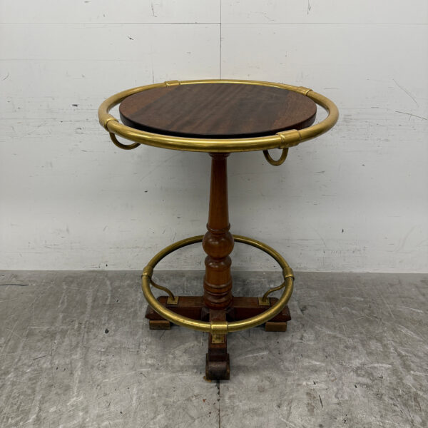 Bartable Bartable Amsterdam mit Messingring 83,5 cm Durchmesser Catering