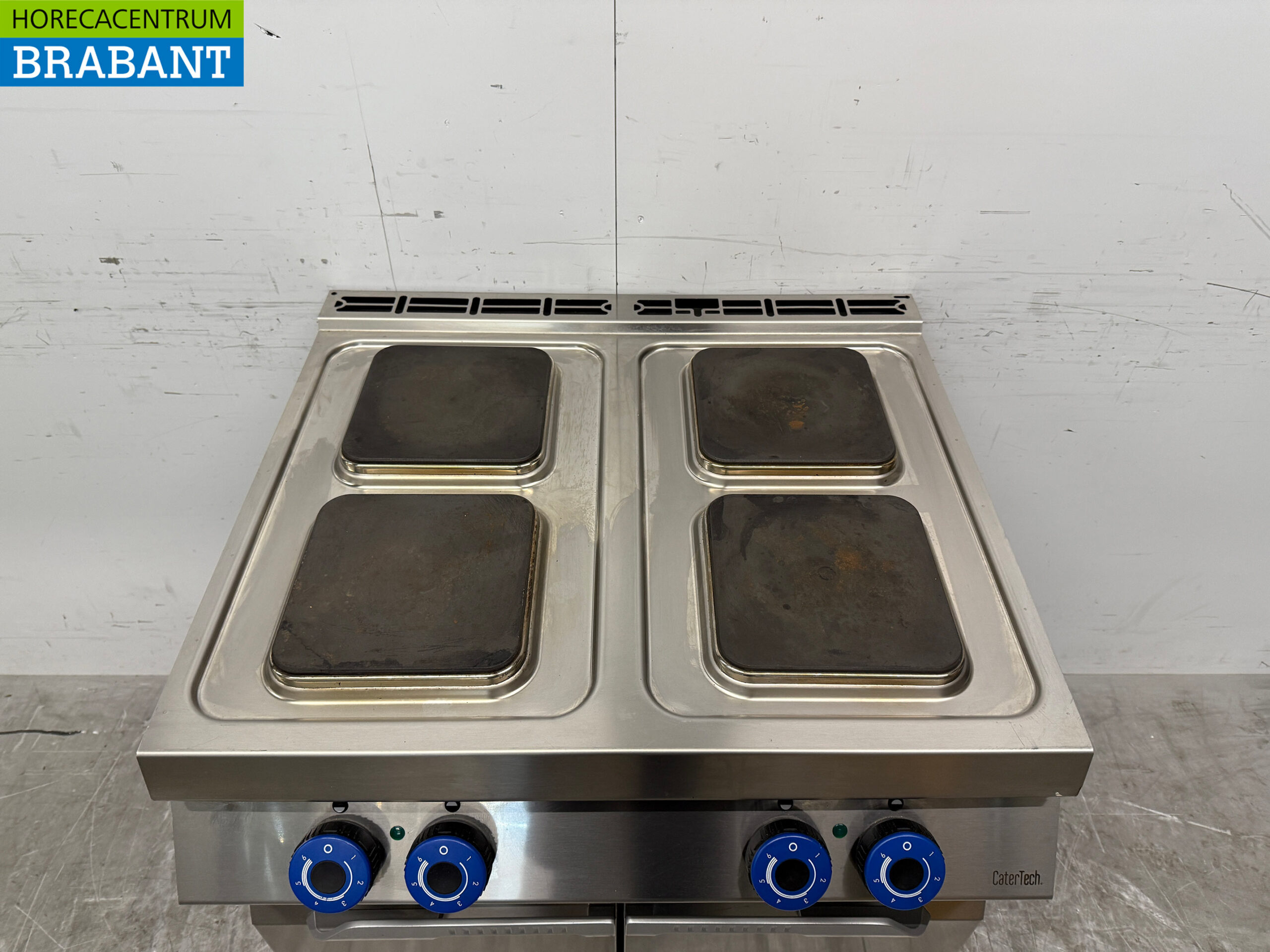 Catertech 4-Flammen-Elektroherd aus Edelstahl 400V Catering – Bild 4
