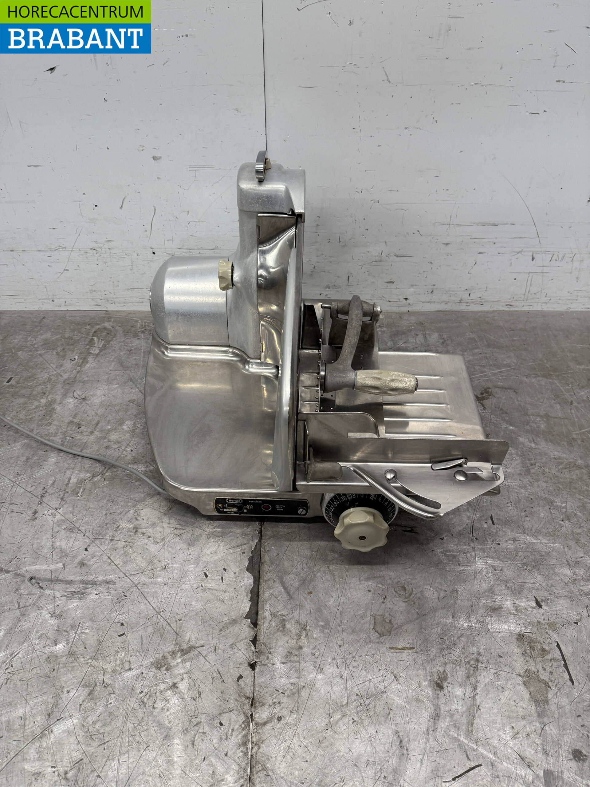 Edelstahl Berkel 834 Fleischschneidemaschine Schneidemaschine 230V Gastronomie Metzgerei