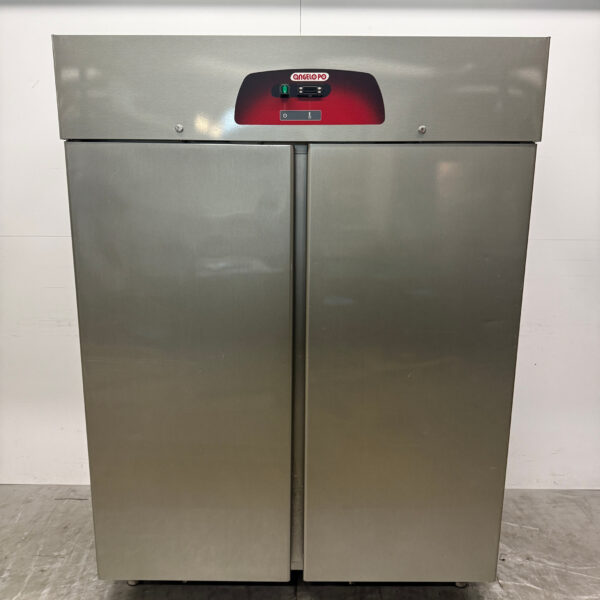 Edelstahl Angelo Po Doppeltüriger Gefrierschrank 1400 Liter 230V Horeca