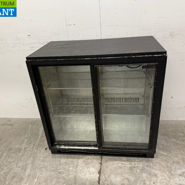 Tefcold Bar Cooler 2 Glas-Schiebetüren 90 cm 230V Horeca
