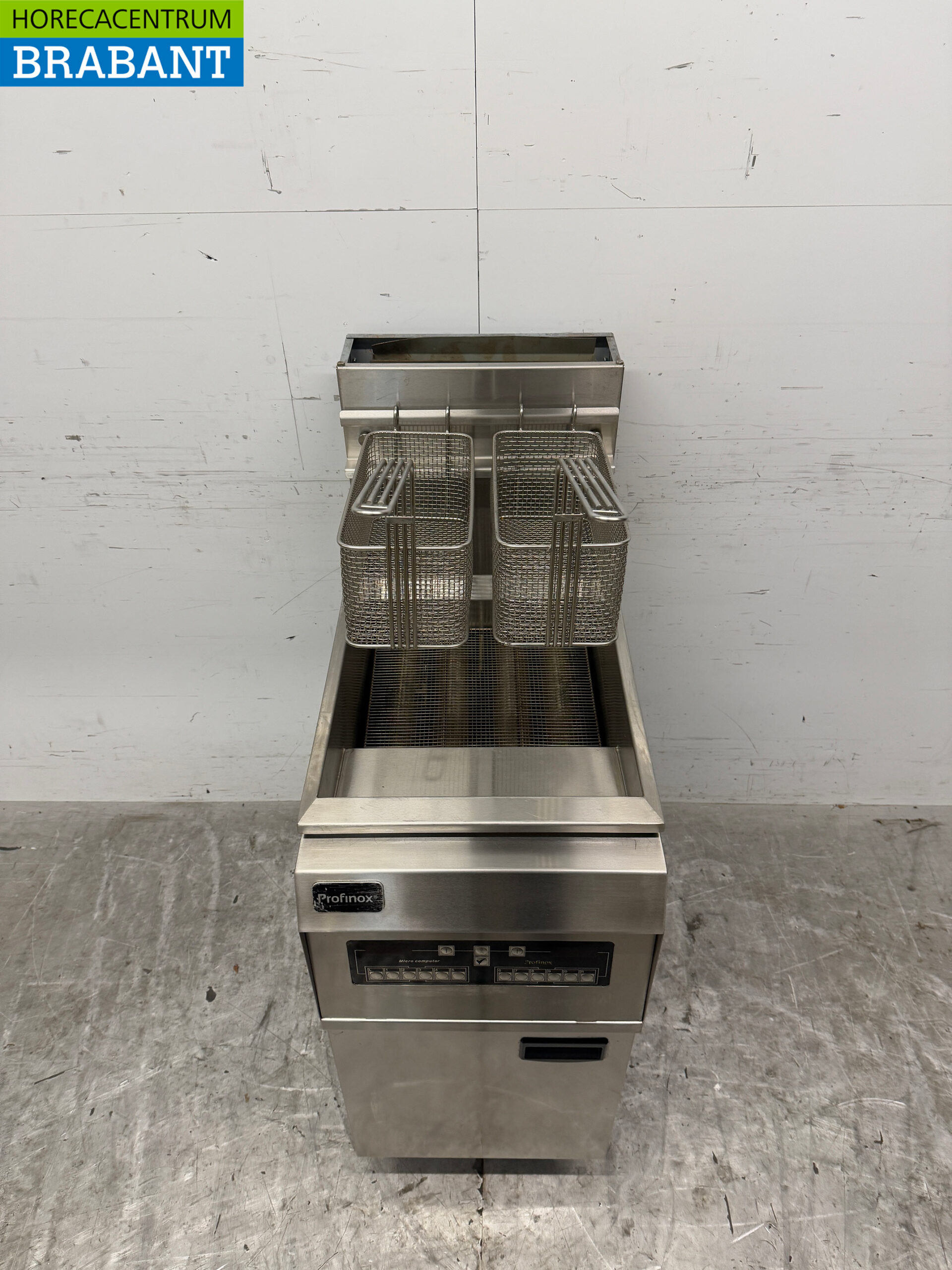 Profinox Fritteuse aus Edelstahl 21 Liter GAS Catering – Bild 5