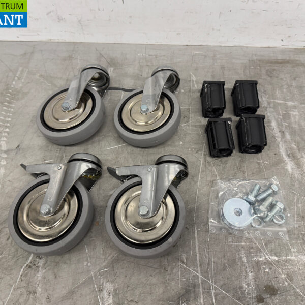 Gastro M Satz mit 4 Rollen PVC