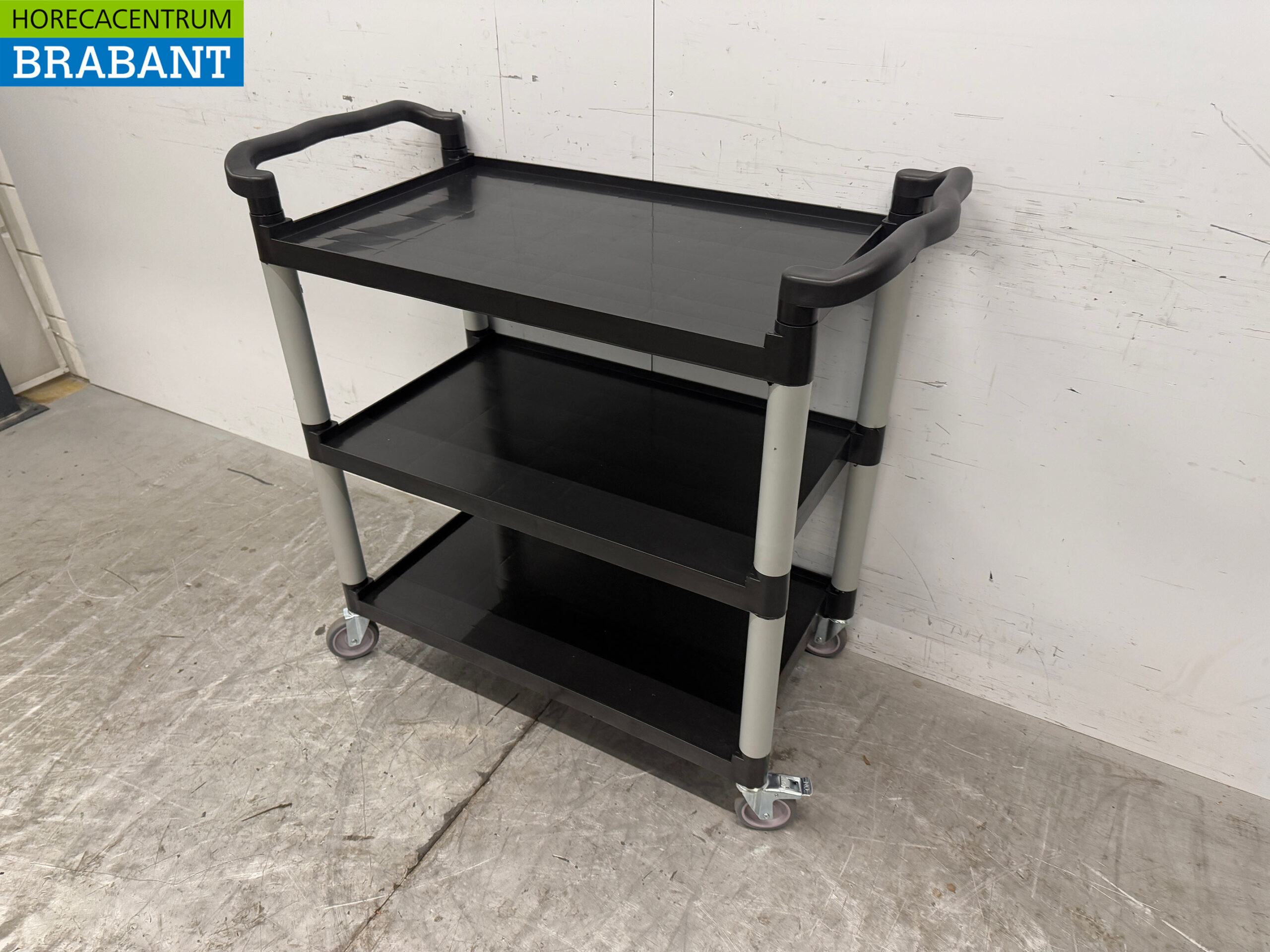 Vogue Kunststoff Servierwagen 3 Etagen 96 cm Horeca – Bild 2