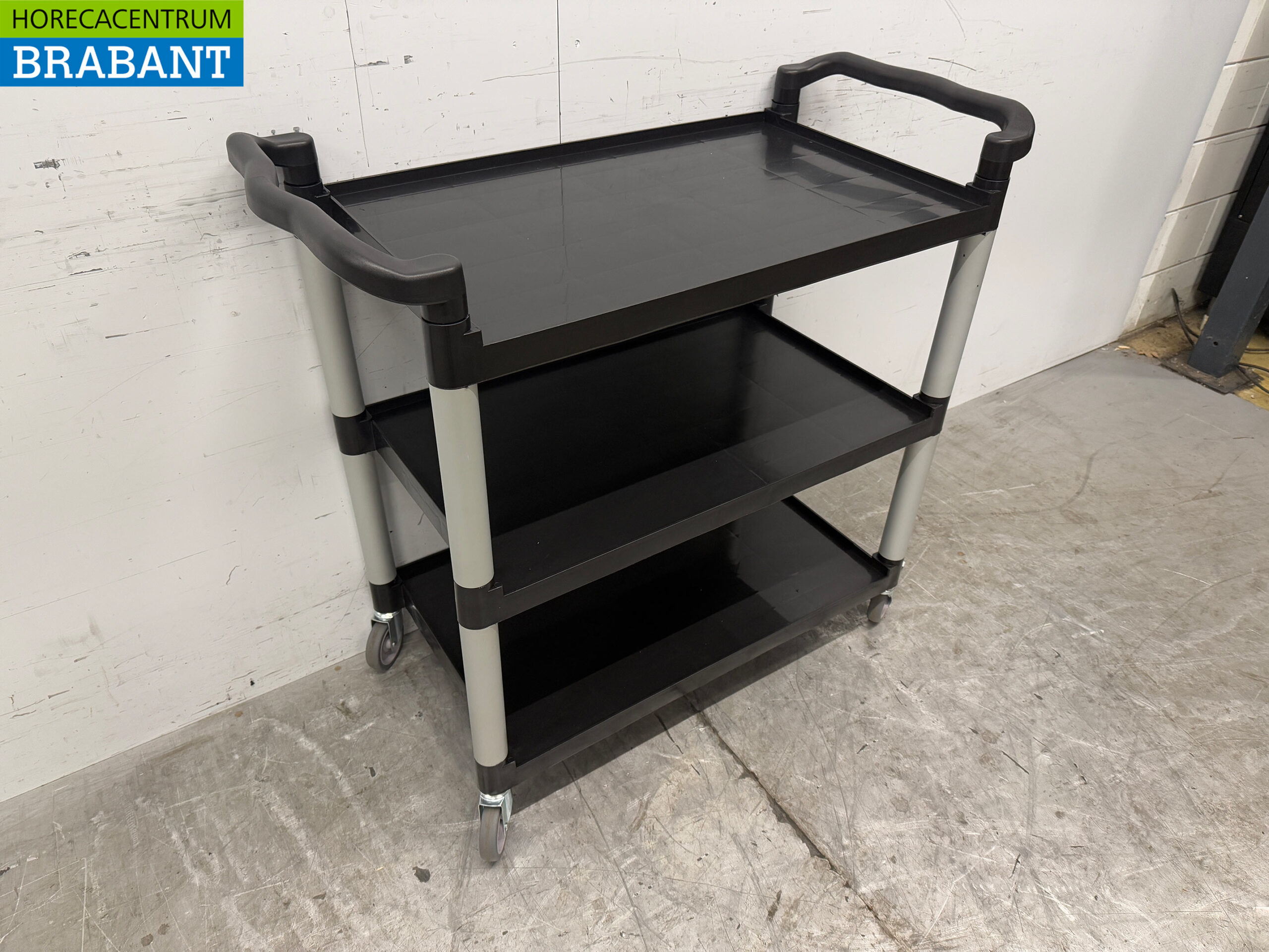 Vogue Kunststoff Servierwagen 3 Etagen 96 cm Horeca – Bild 3