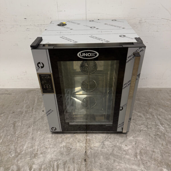 Edelstahl Unox Bakerlux Heißluftofen mit Feuchtigkeitszufuhr 10 x 60/40 cm 400V Horeca