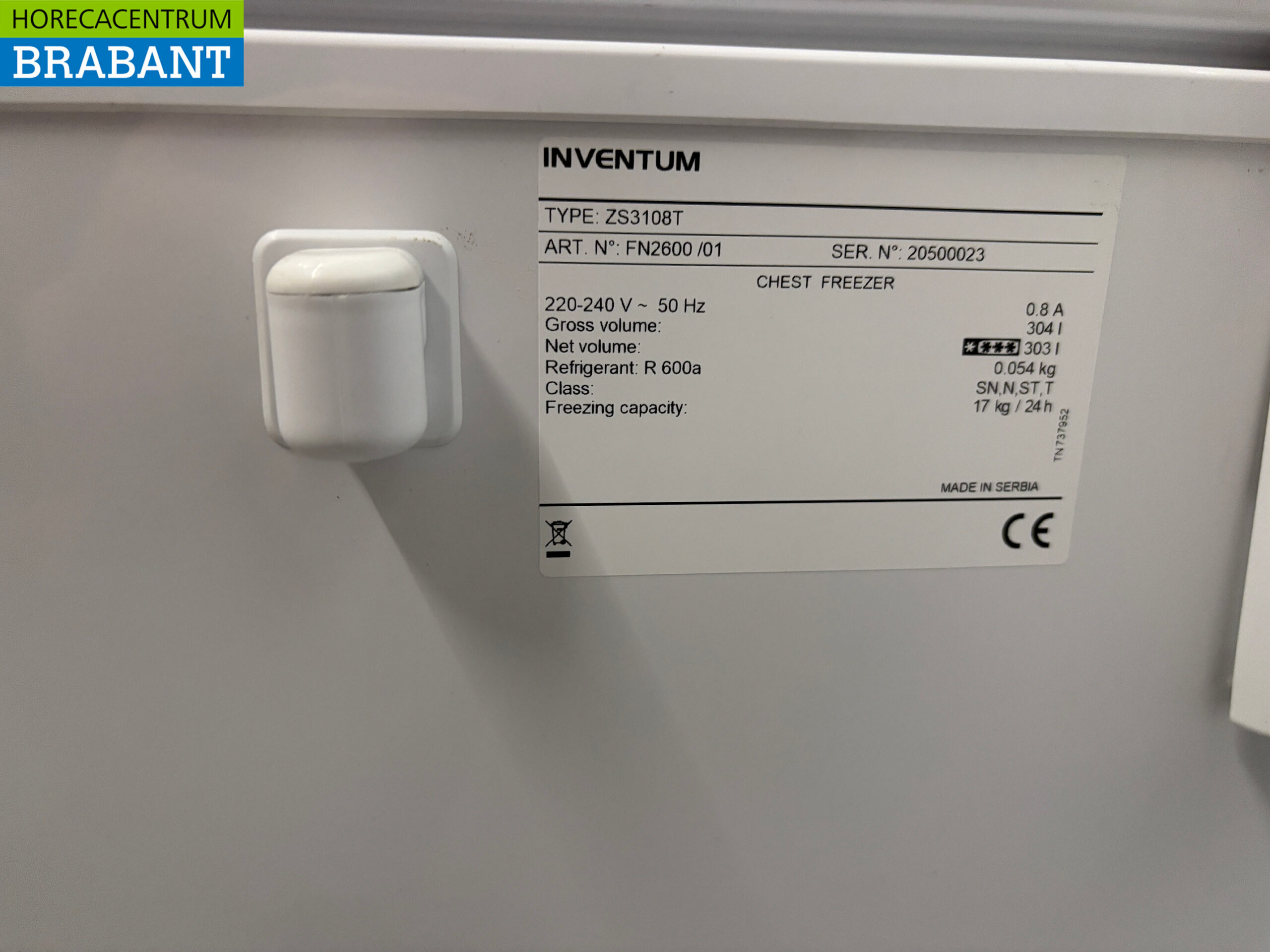 Inventum Gefrierschrank Gefriertruhe mit klappbarem Deckel 304 Liter 230V Horeca – Bild 7