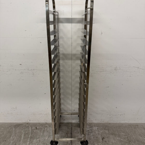 Edelstahl Vogue Tablett Abräumwagen 16 x 35/45 cm Tabletts Catering