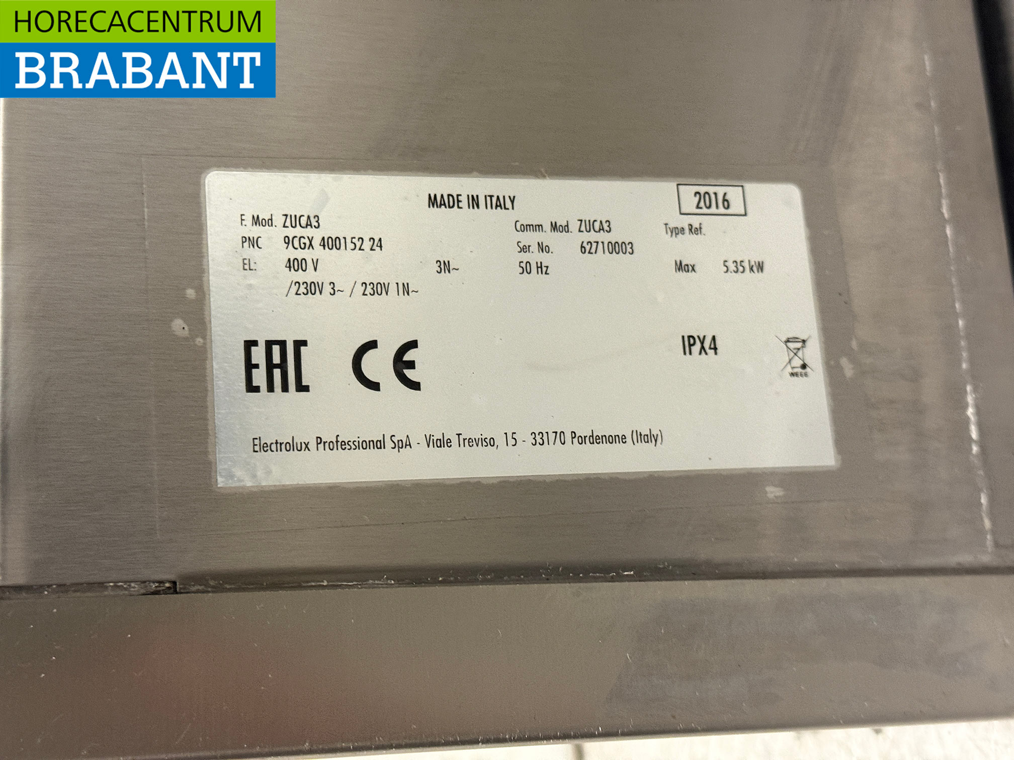 Zanussi Geschirrspüler aus Edelstahl 230V Horeca – Bild 6